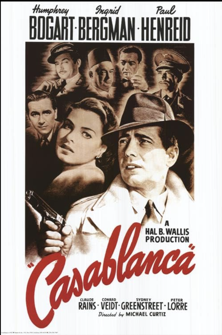 Casablanca movie poster