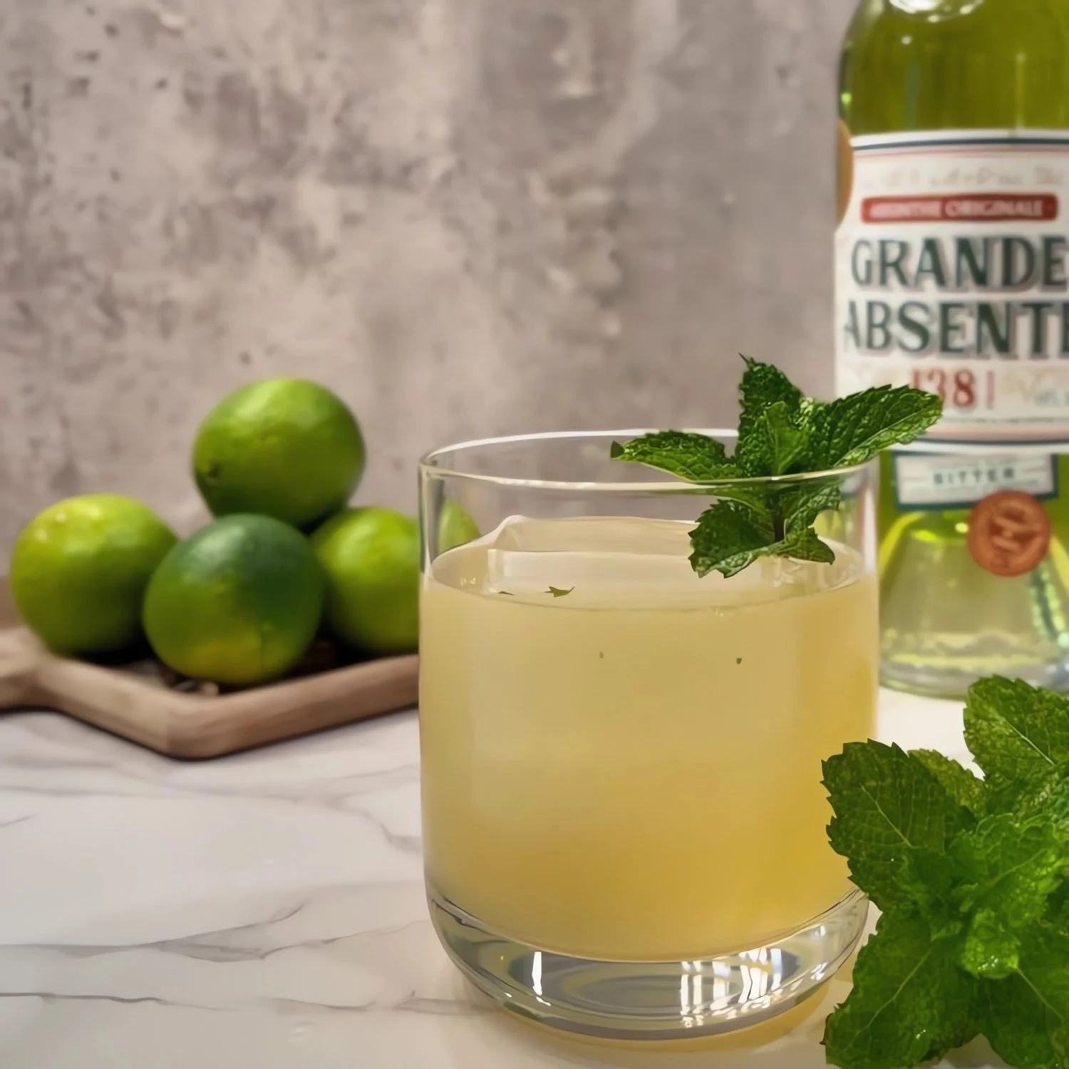 Smoke & Mirrors cocktail with Grande Absente
