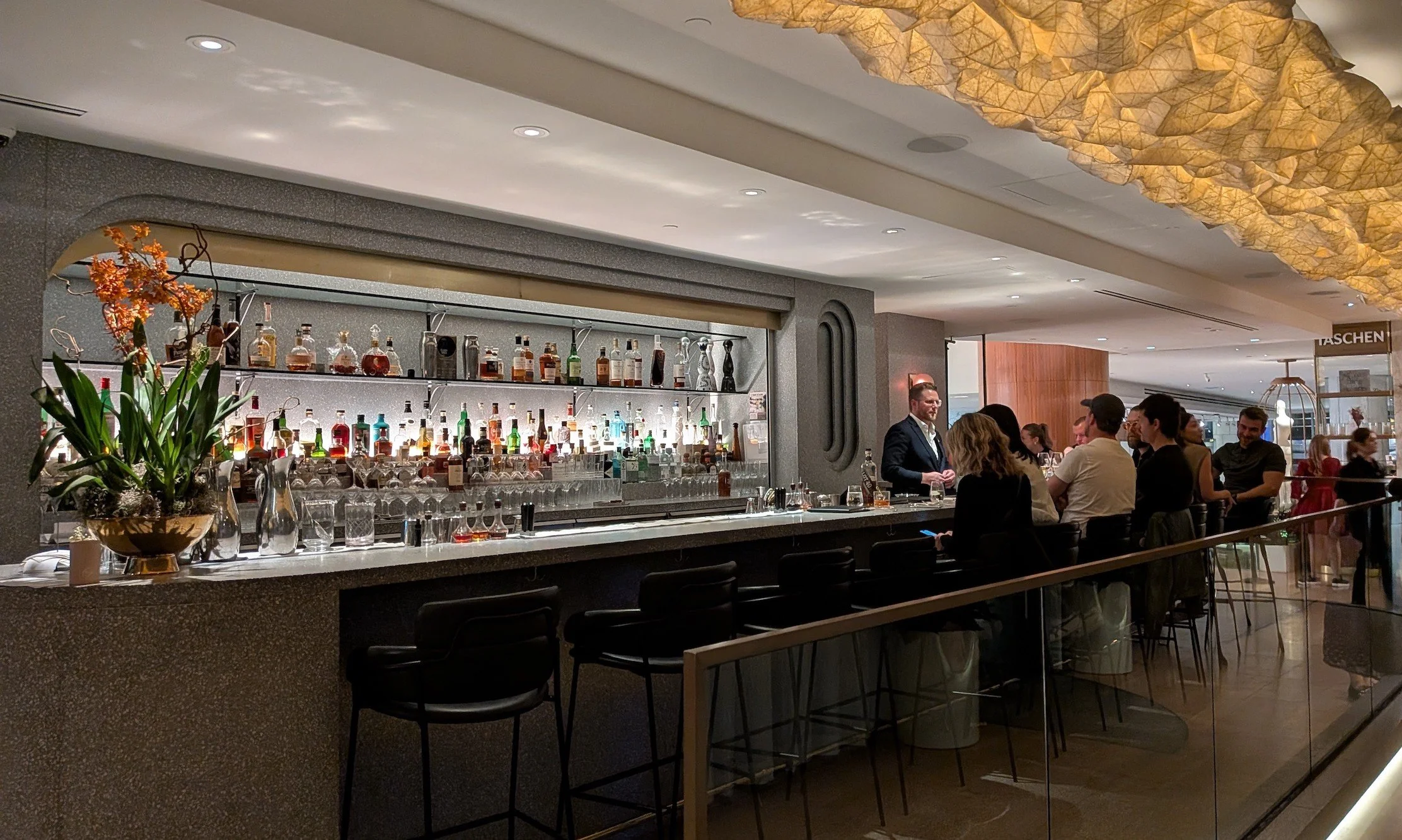 The Botanist on the second floor of the Fairmont Pacific Rim