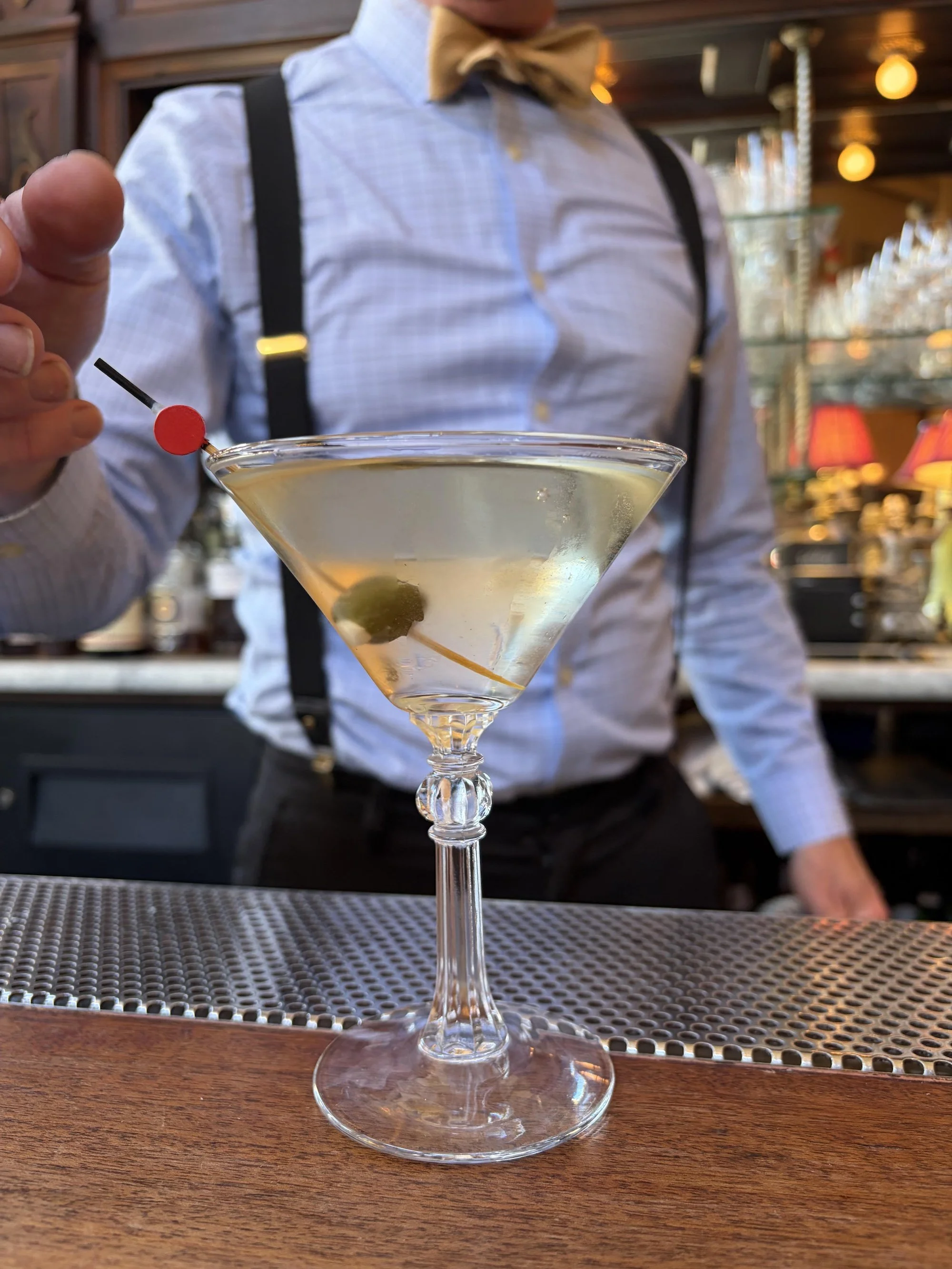 Jonny’s Martini, one of the signatures at Comstock Saloon