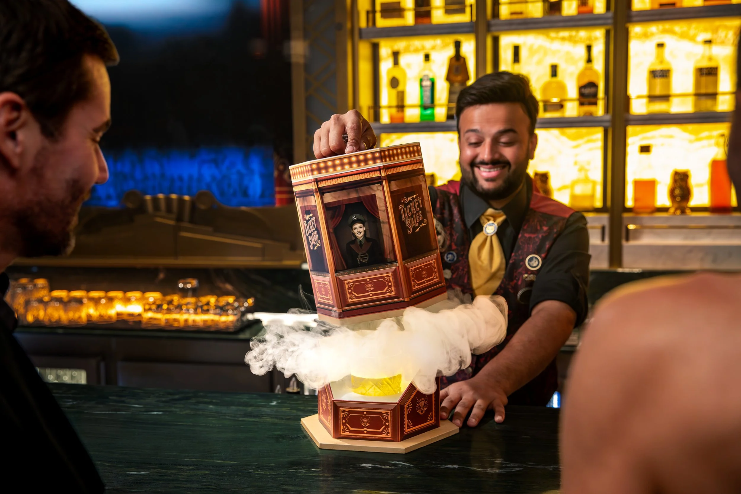Spellbound, the speakeasy bar on board the Princess Cruises Star Princess
