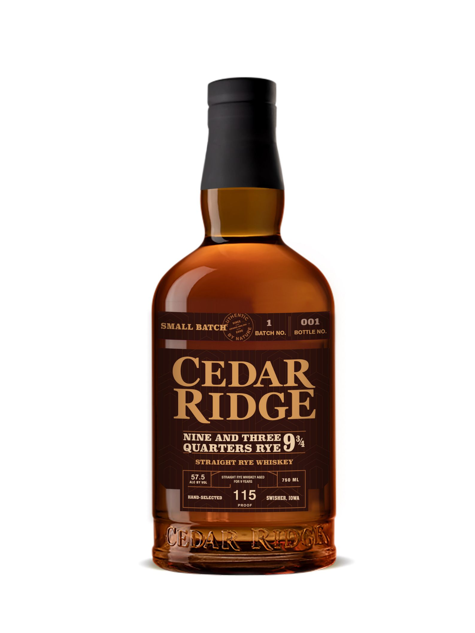 Cedar Ridge Nine & Three Quarters Rye