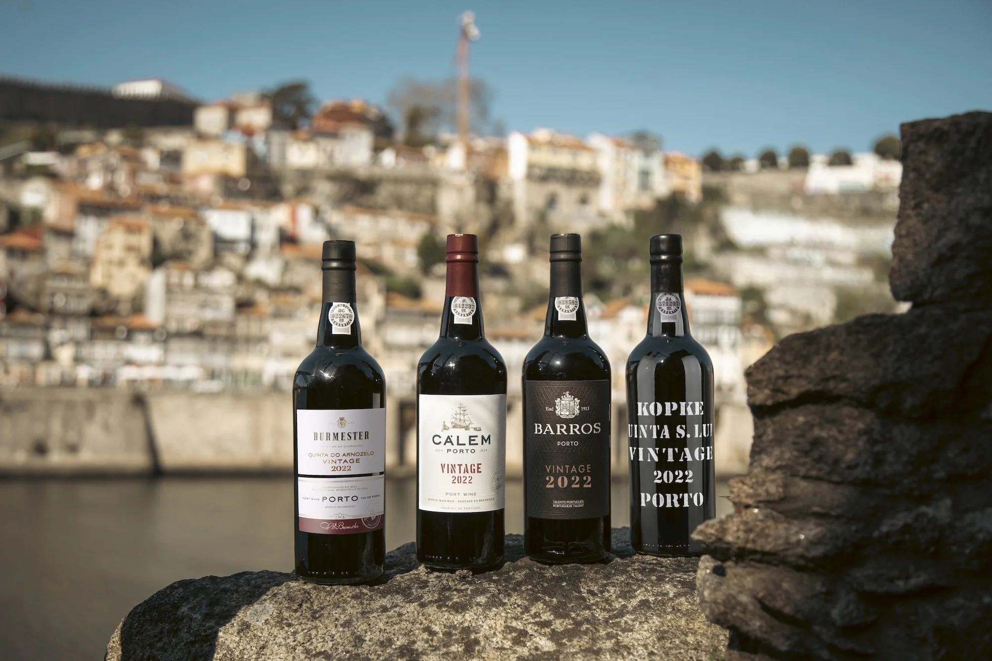 A few bottles of port from the 2022 vintage
