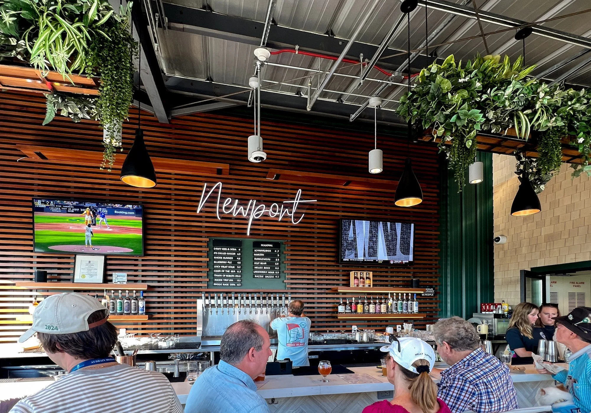 Newport Craft Brewing and Distilling Co. tasting room