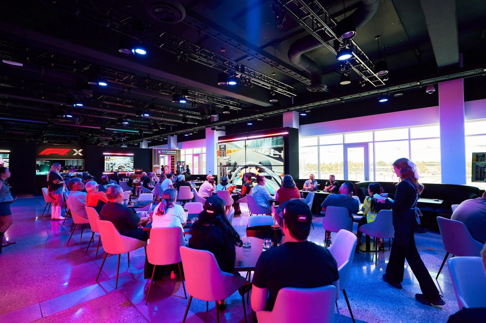 The F1 Hub Lounge