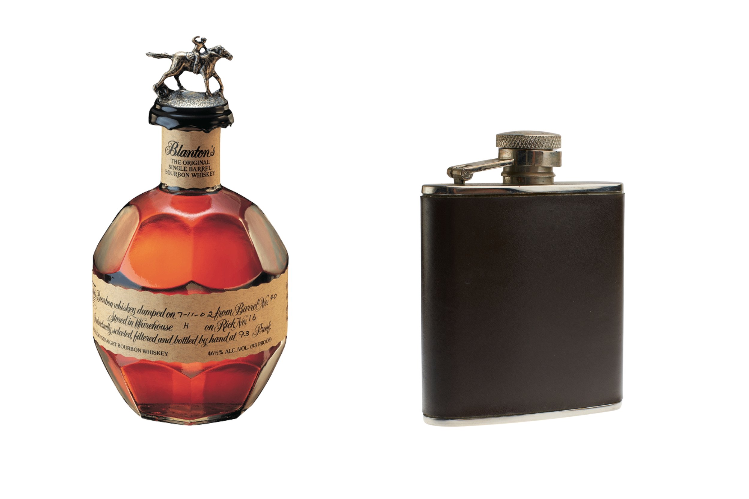 Blanton’s and flask