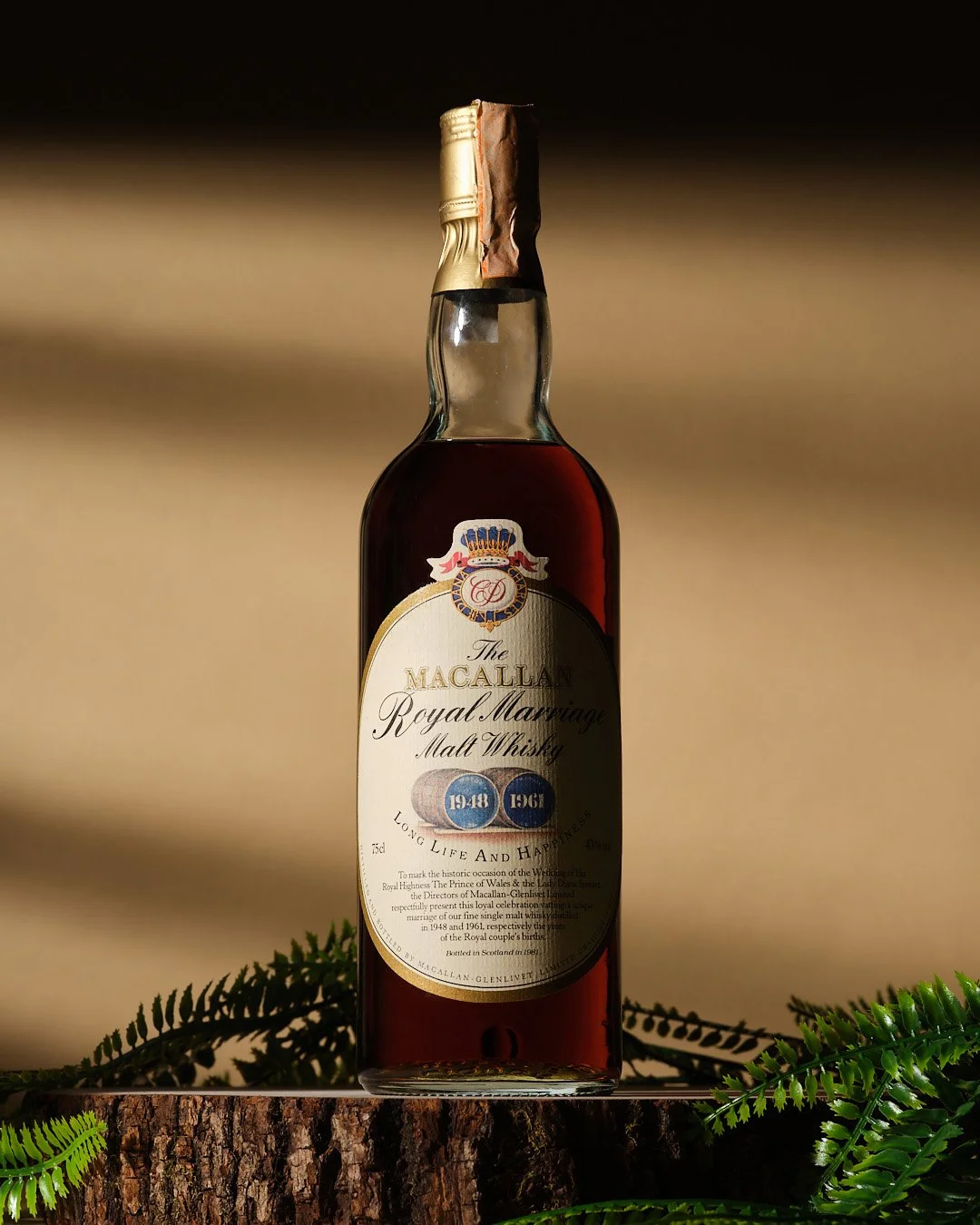 Macallan Royal Marriage Single Malt Scotch 1981