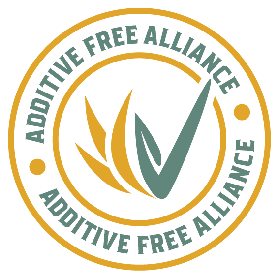 Additive Free Alliance seal used for tequila