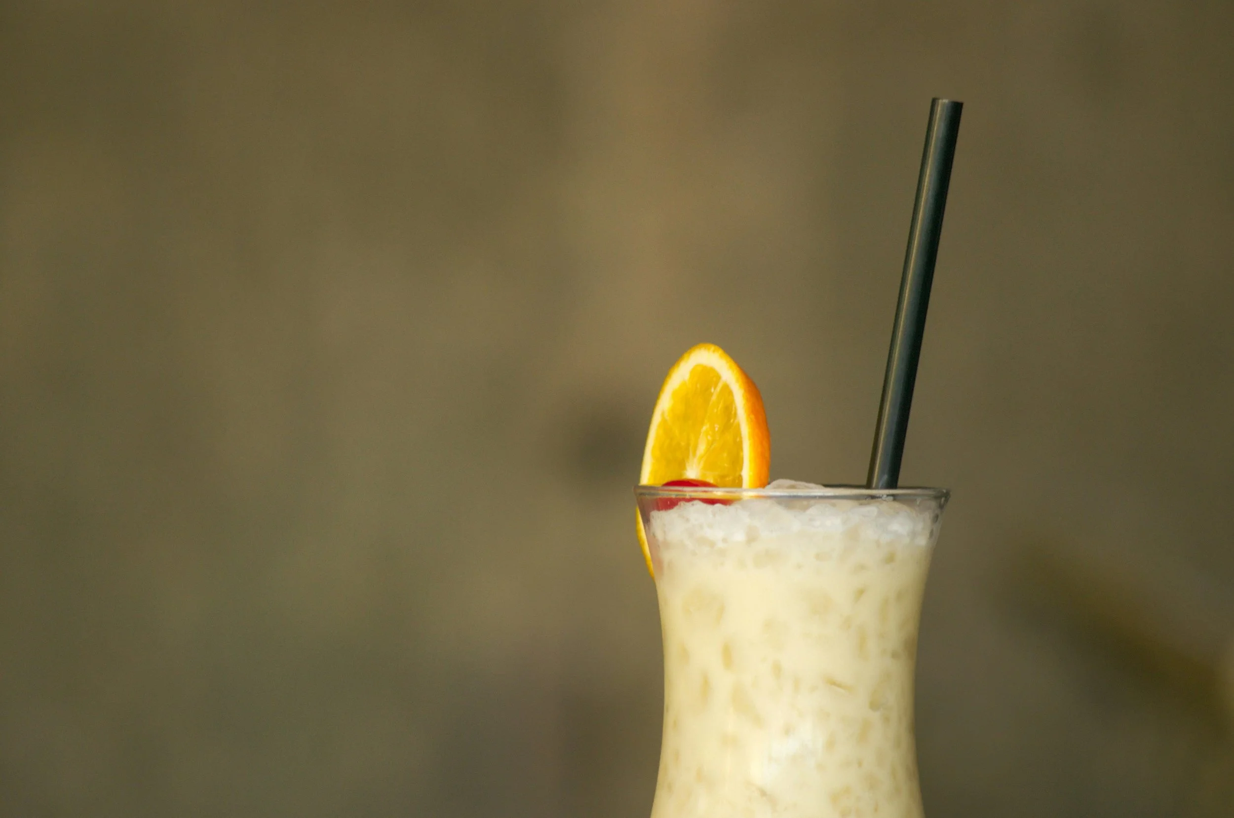 Creamy cocktail with nigori