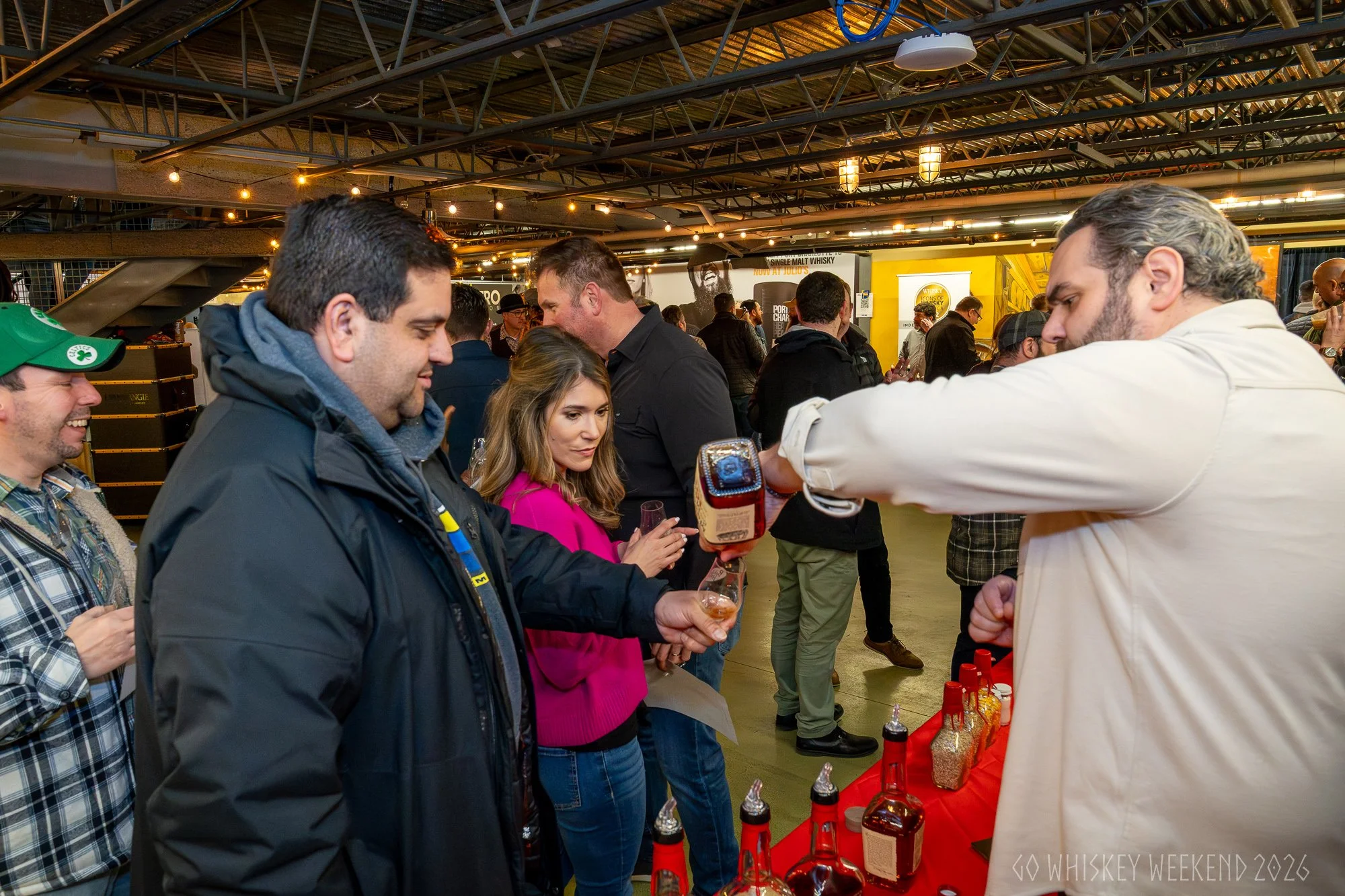Pouring Maker’s Mark at The Grand Dram at Julio’s Liquors
