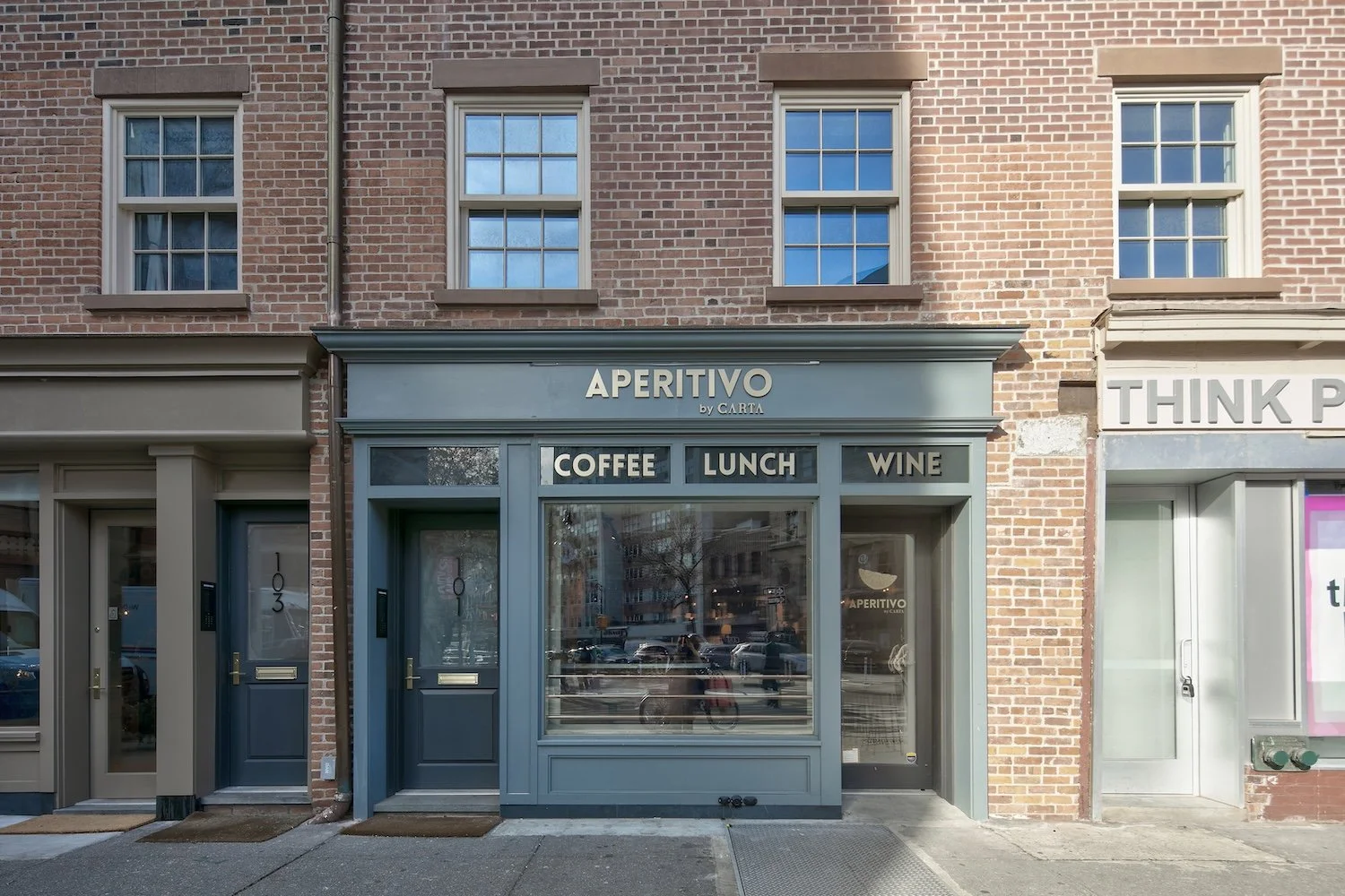 The exterior at Aperitivo by Carta