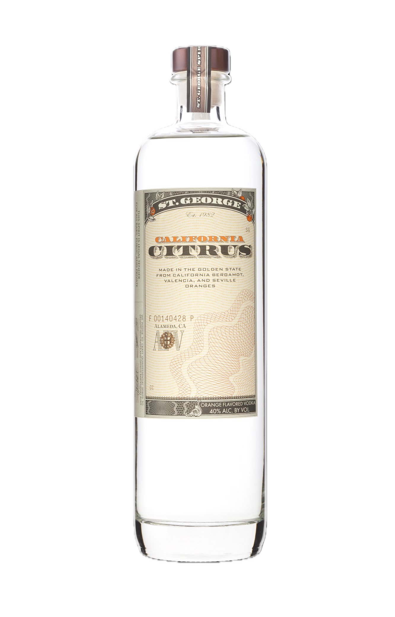 St. George California Citrus Vodka