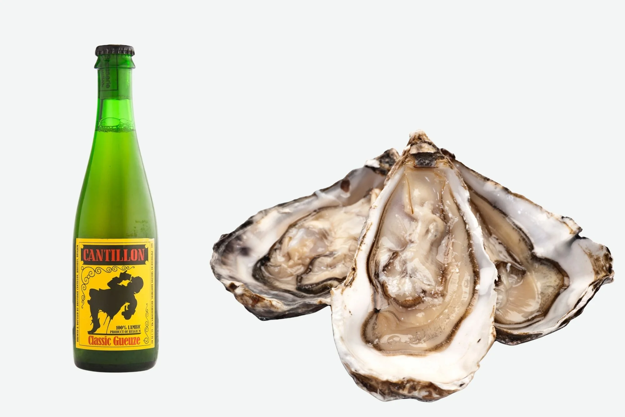 Gueuze and oysters