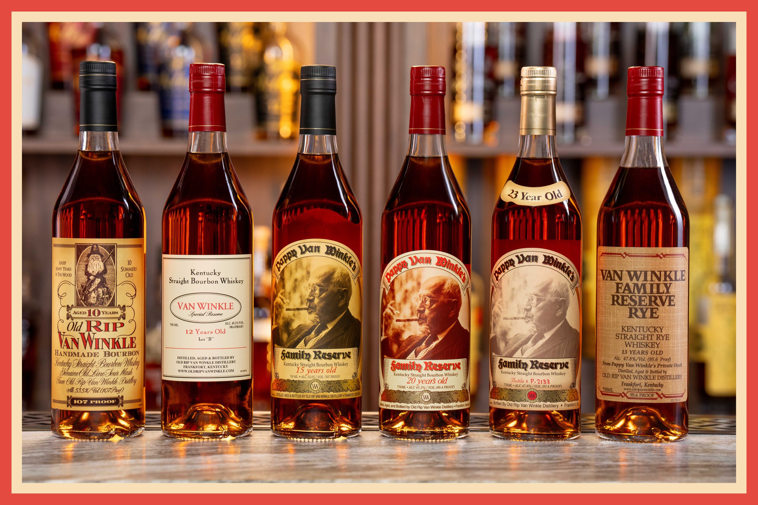Pappy Van Winkle lineup