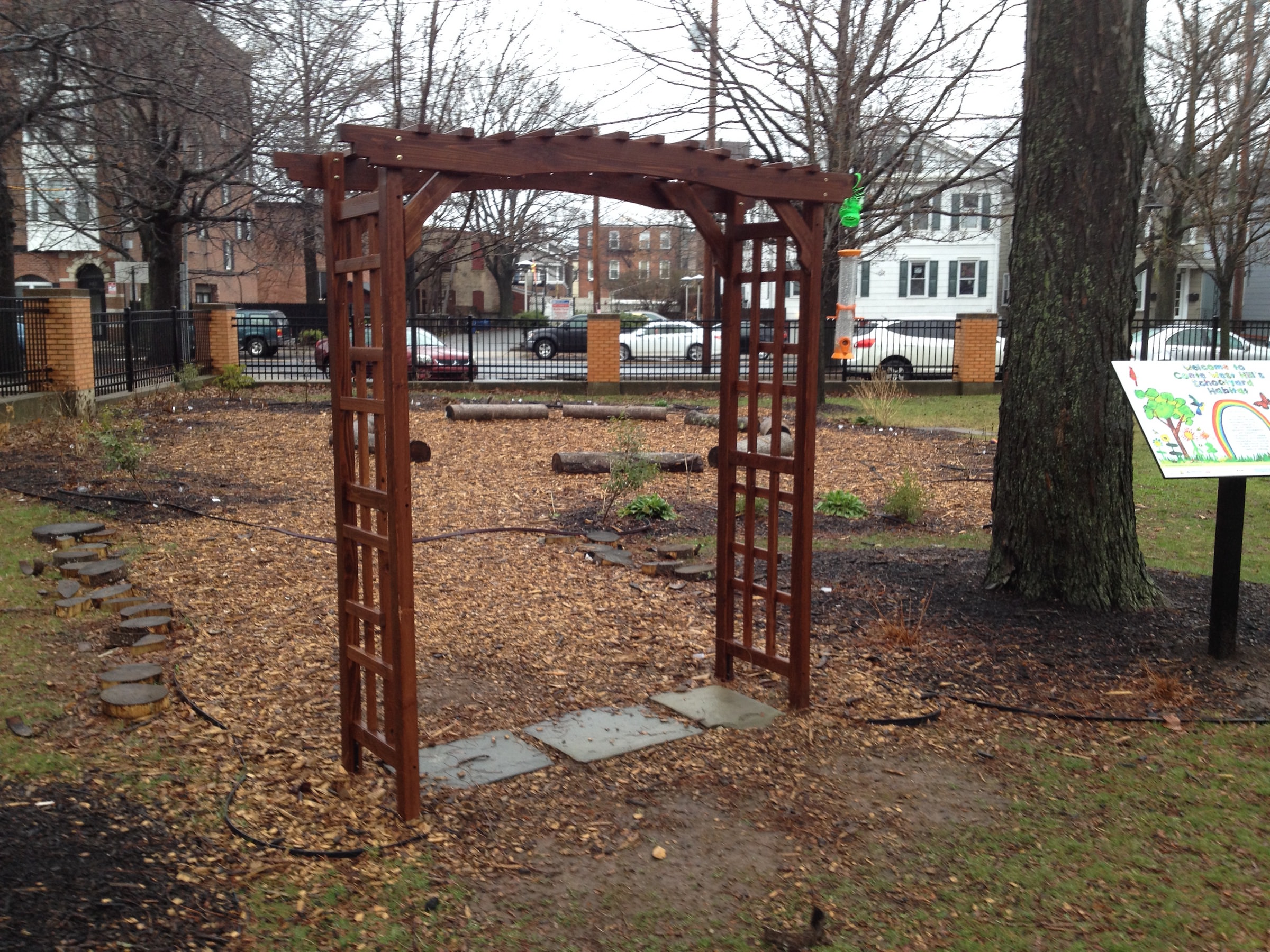 Conte West Hills Schoolyard Habitat Entrance 