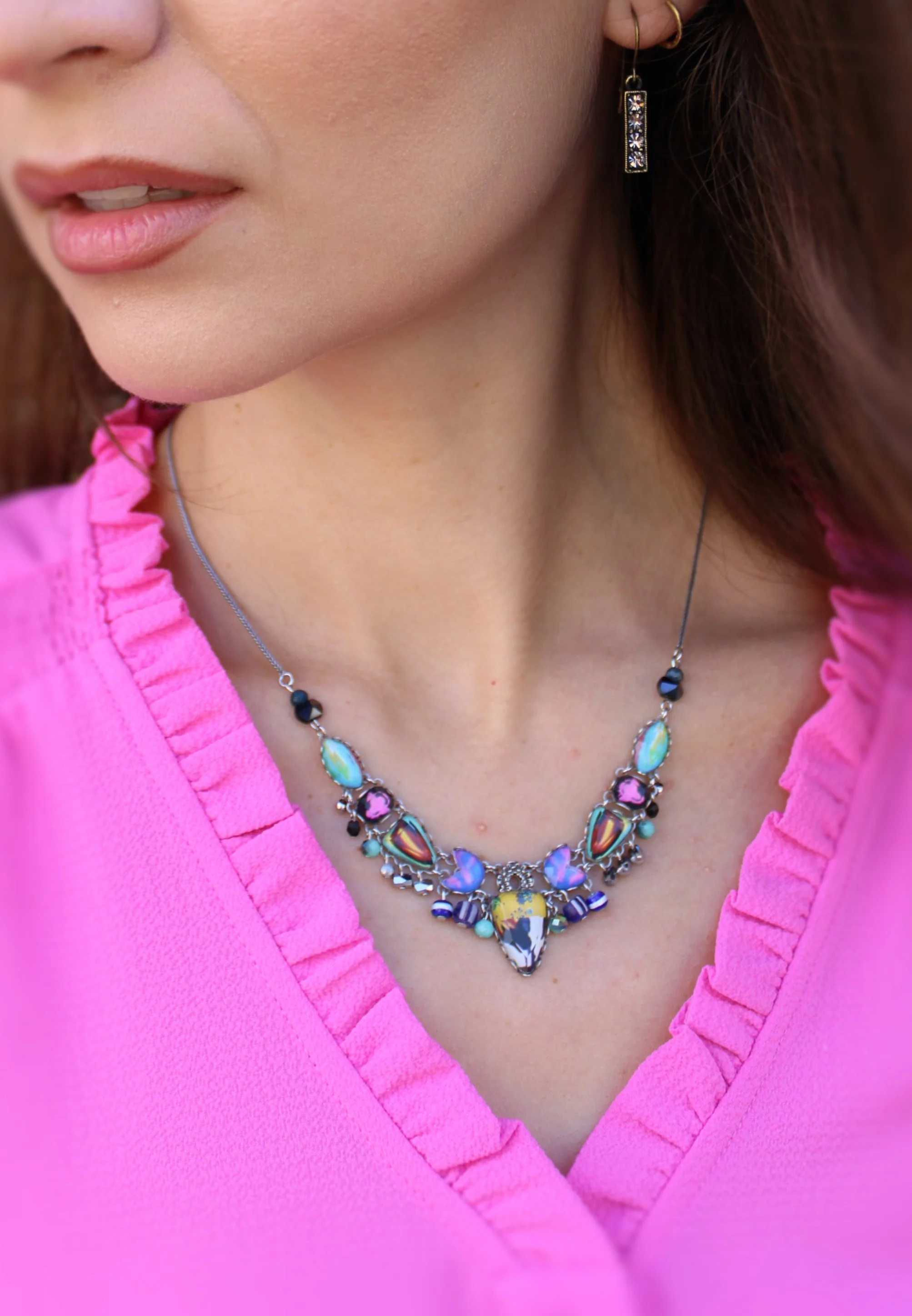 Ayala Bar Candy Twist Necklace Licorice