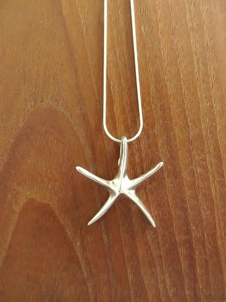 Sterling Silver Starfish Necklace