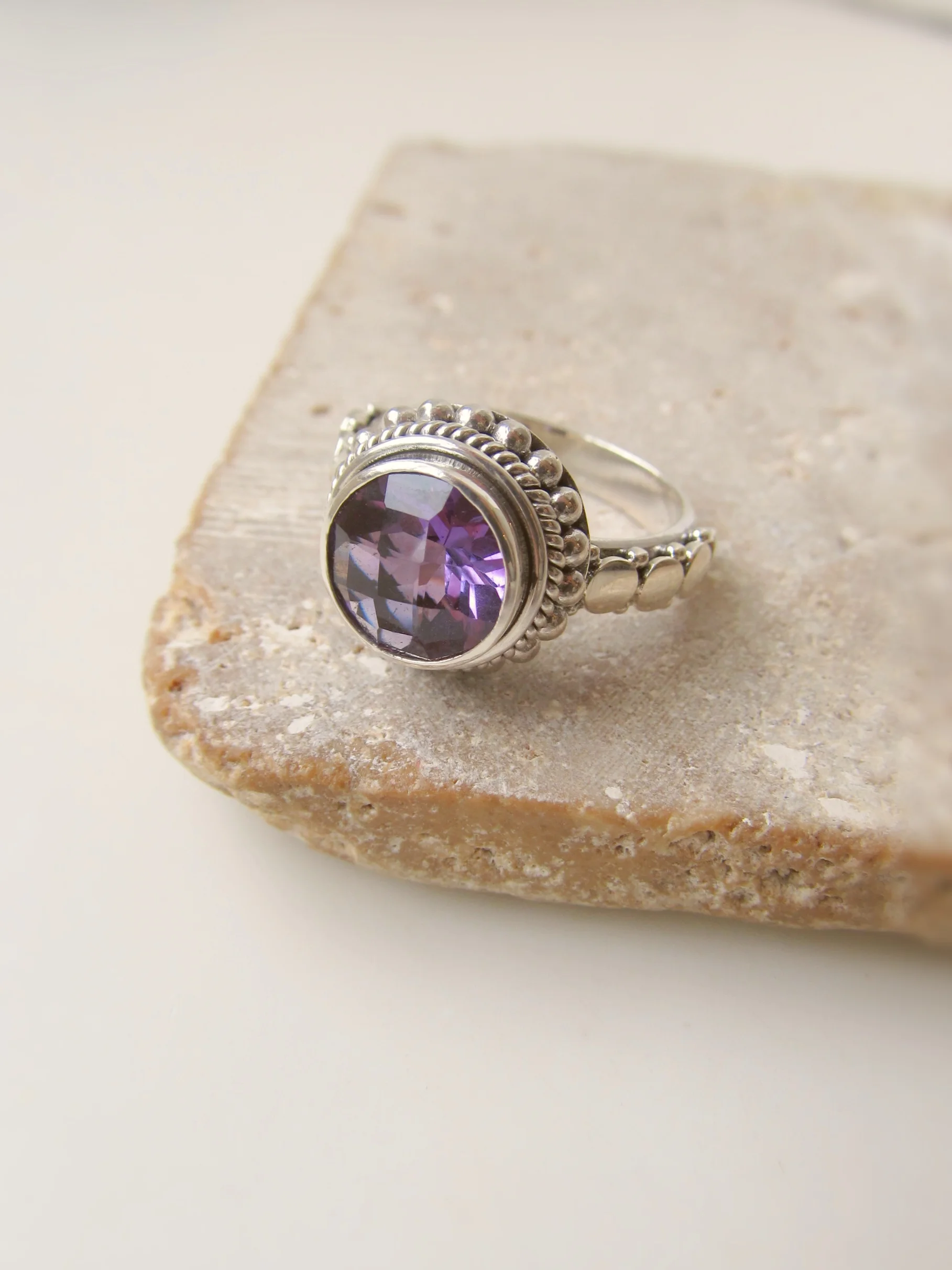 Bali Amethyst ring