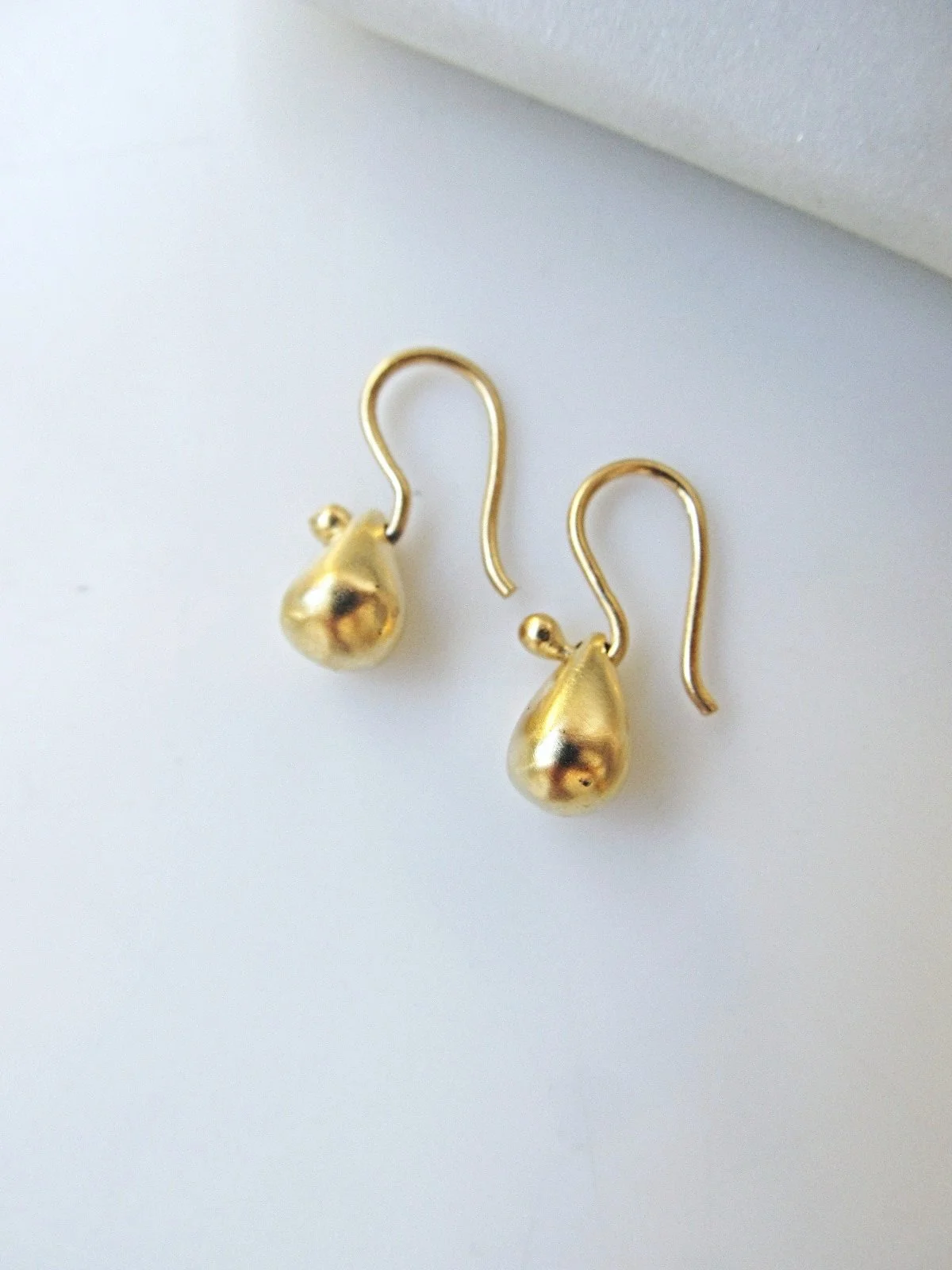 Jane Diaz Tiny Teardrop Earrings