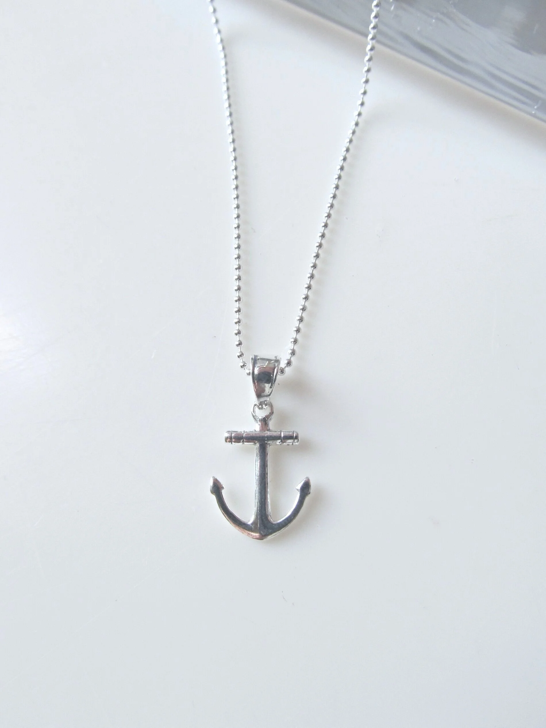 Sterling Silver Anchor Necklace