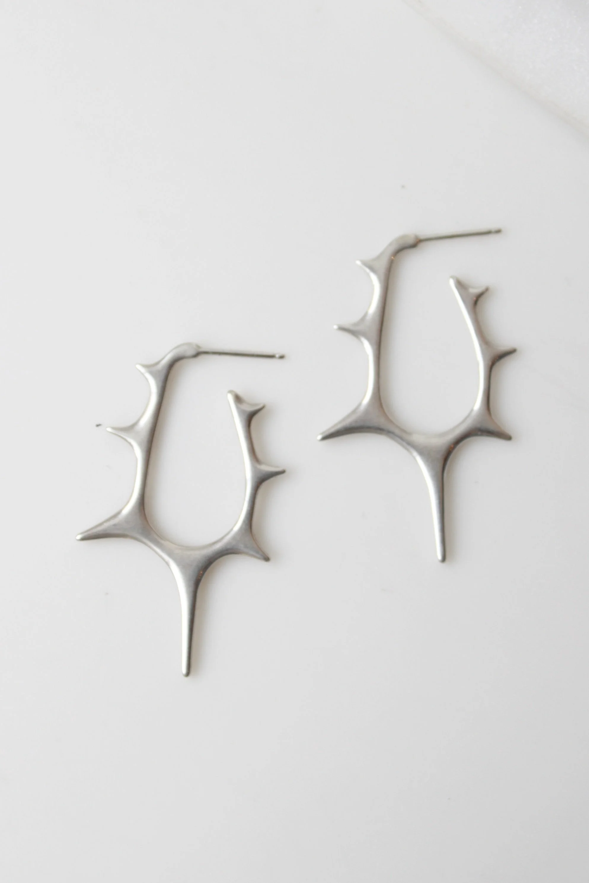Carolyn Keys Thorn Hoop Earrings