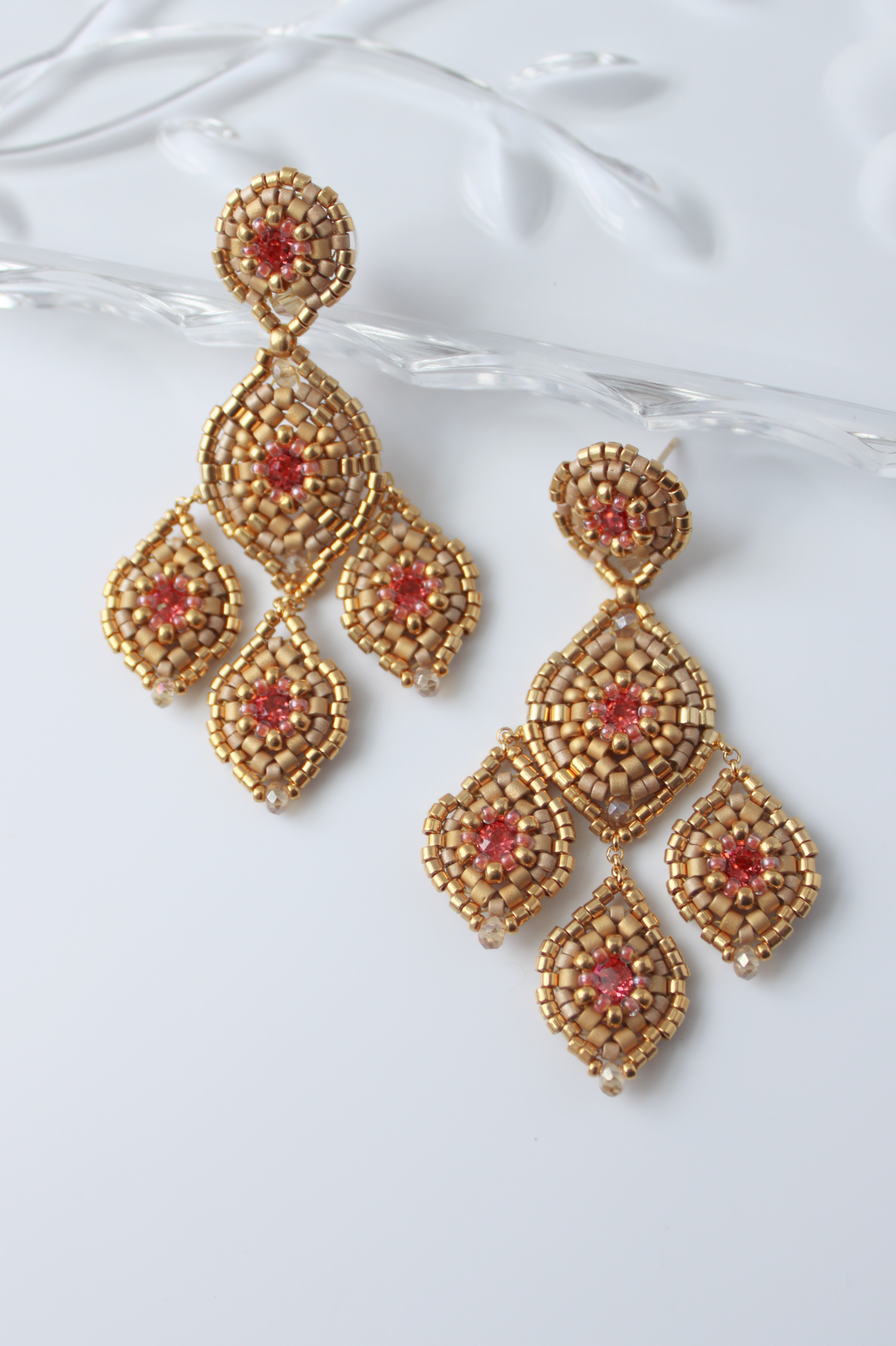Miguel Ases Indira Chandelier Earrings
