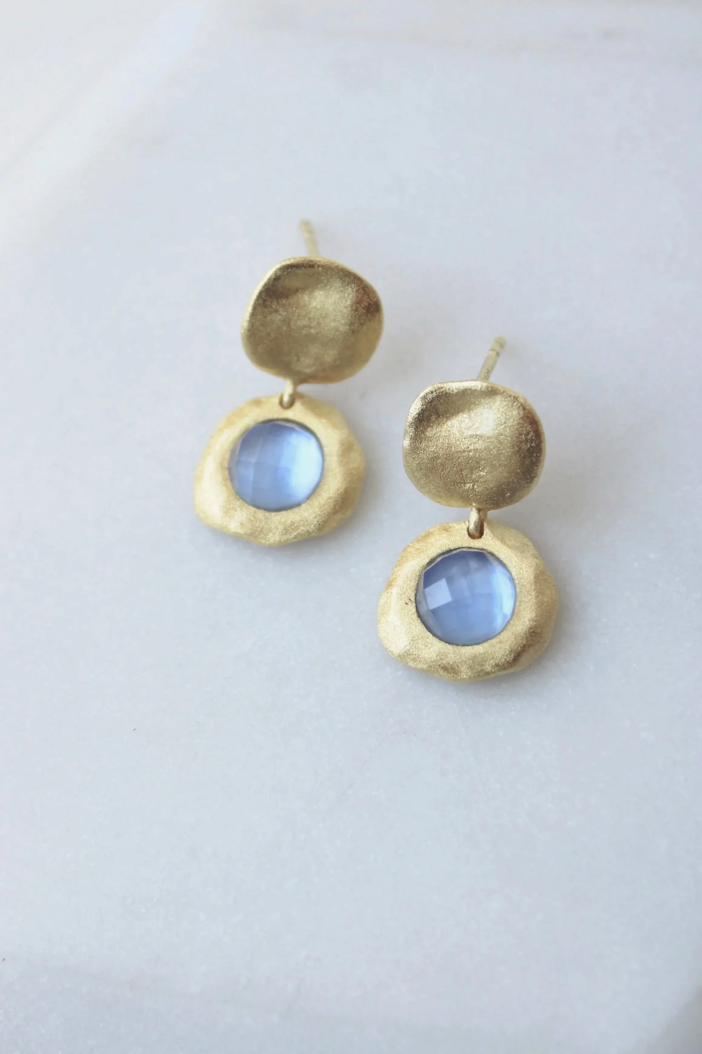 Marcia Moran Tanzanite Seira Earrings