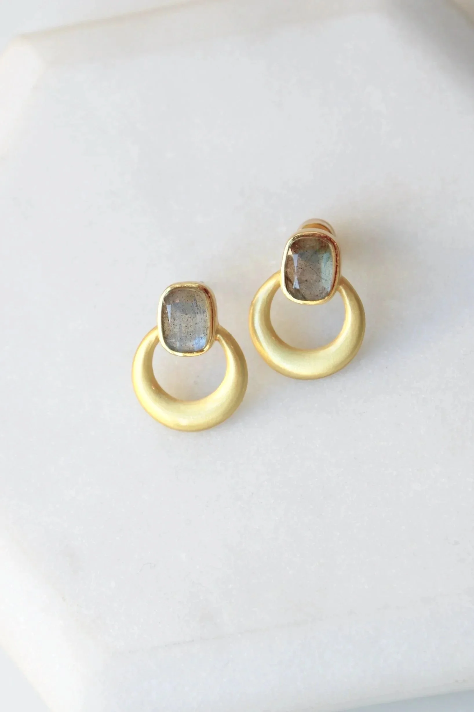 Marcia Moran Labradorite Liz Earrings