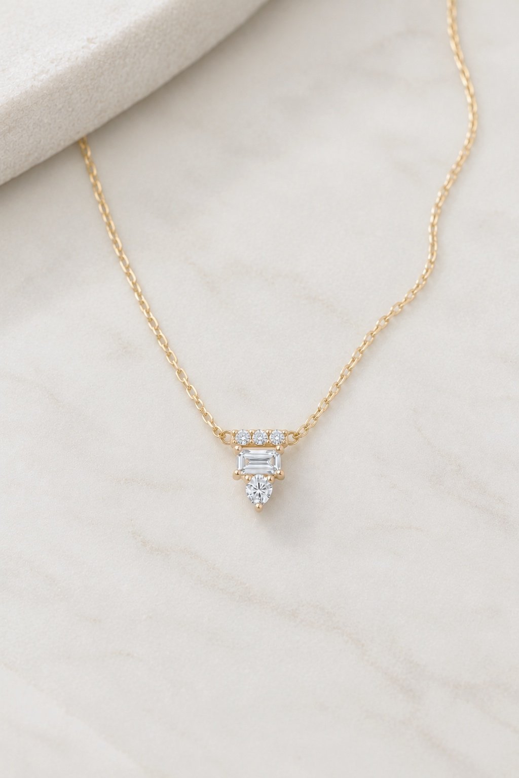 Delicate Gold Tiered Diamond Pendant.jpg