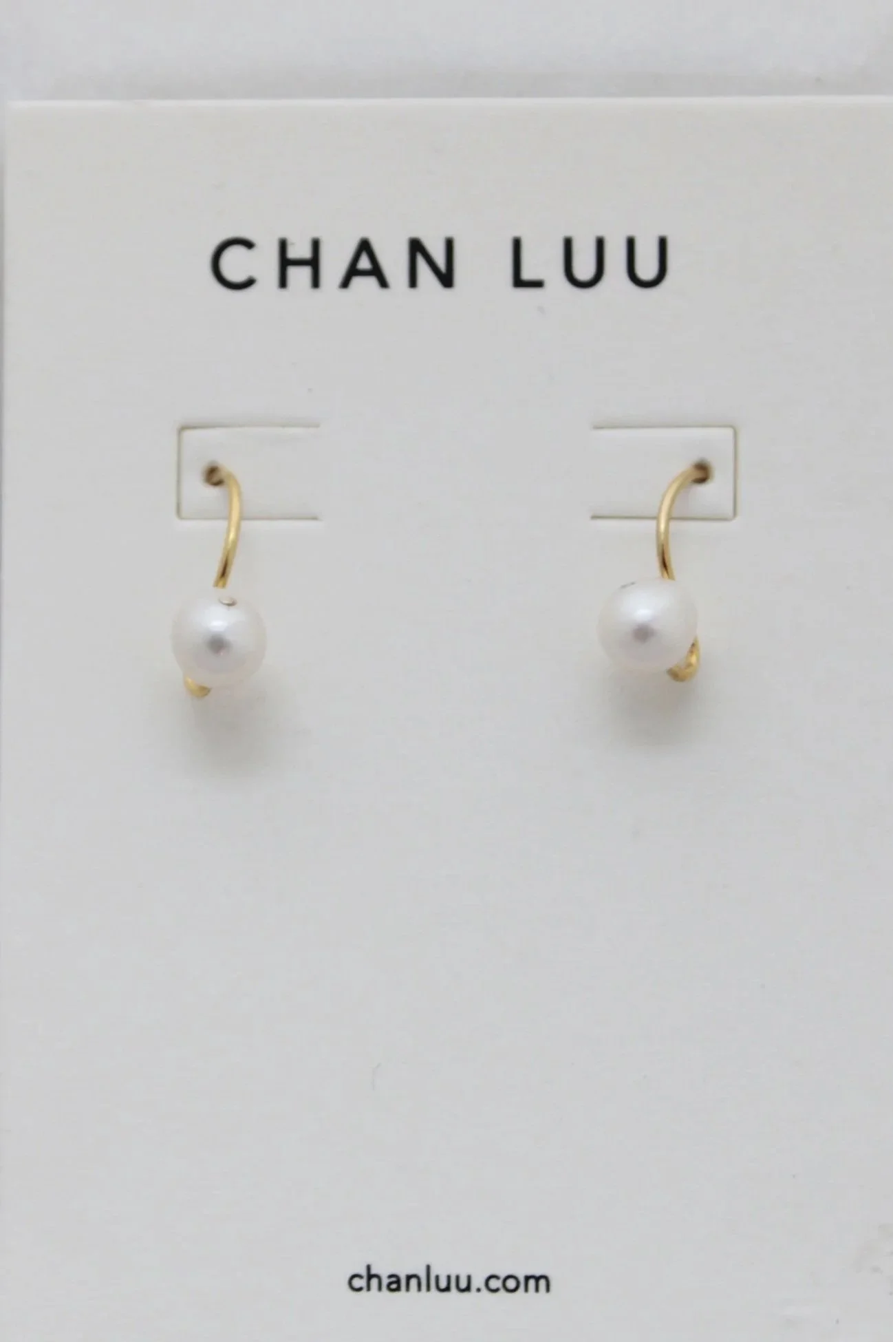 Chan Luu Pearl Diem Mini Drop Earrings