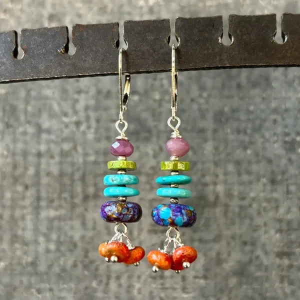 Balinese-Offerings-Purple-Turquoise-Silver-Earrings.webp
