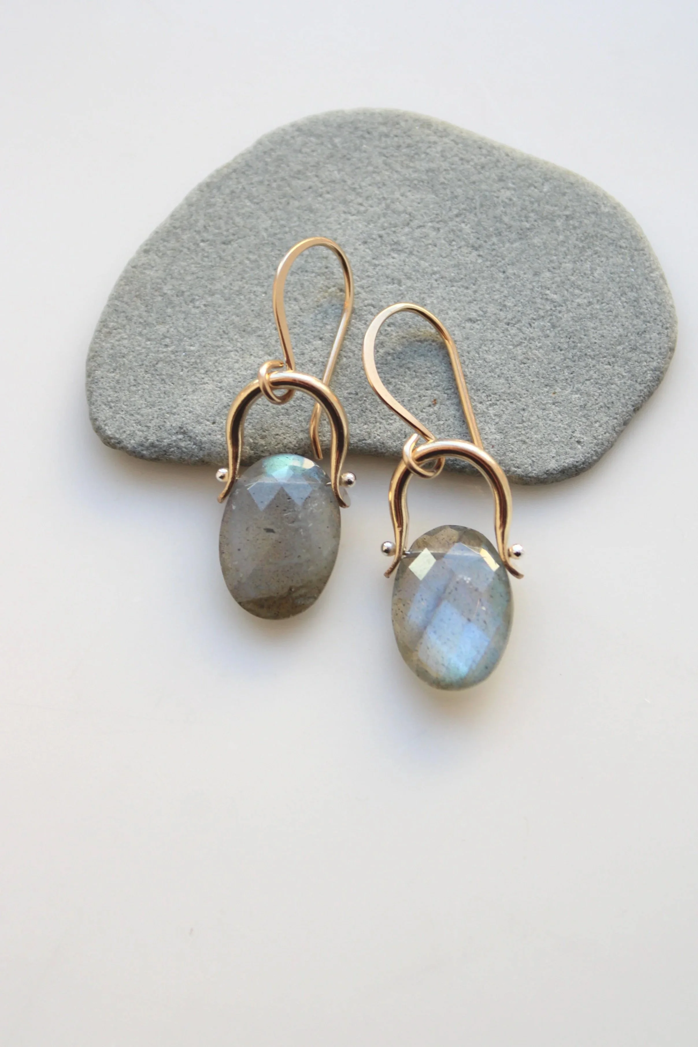Lulu Designs Willow Earrings- Labradorite