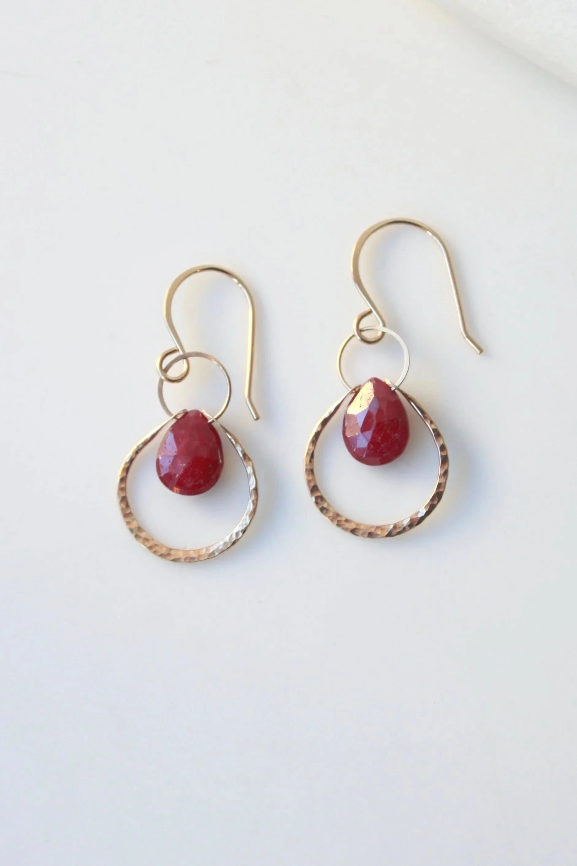 Lulu Designs Ophelia Earrings Ruby