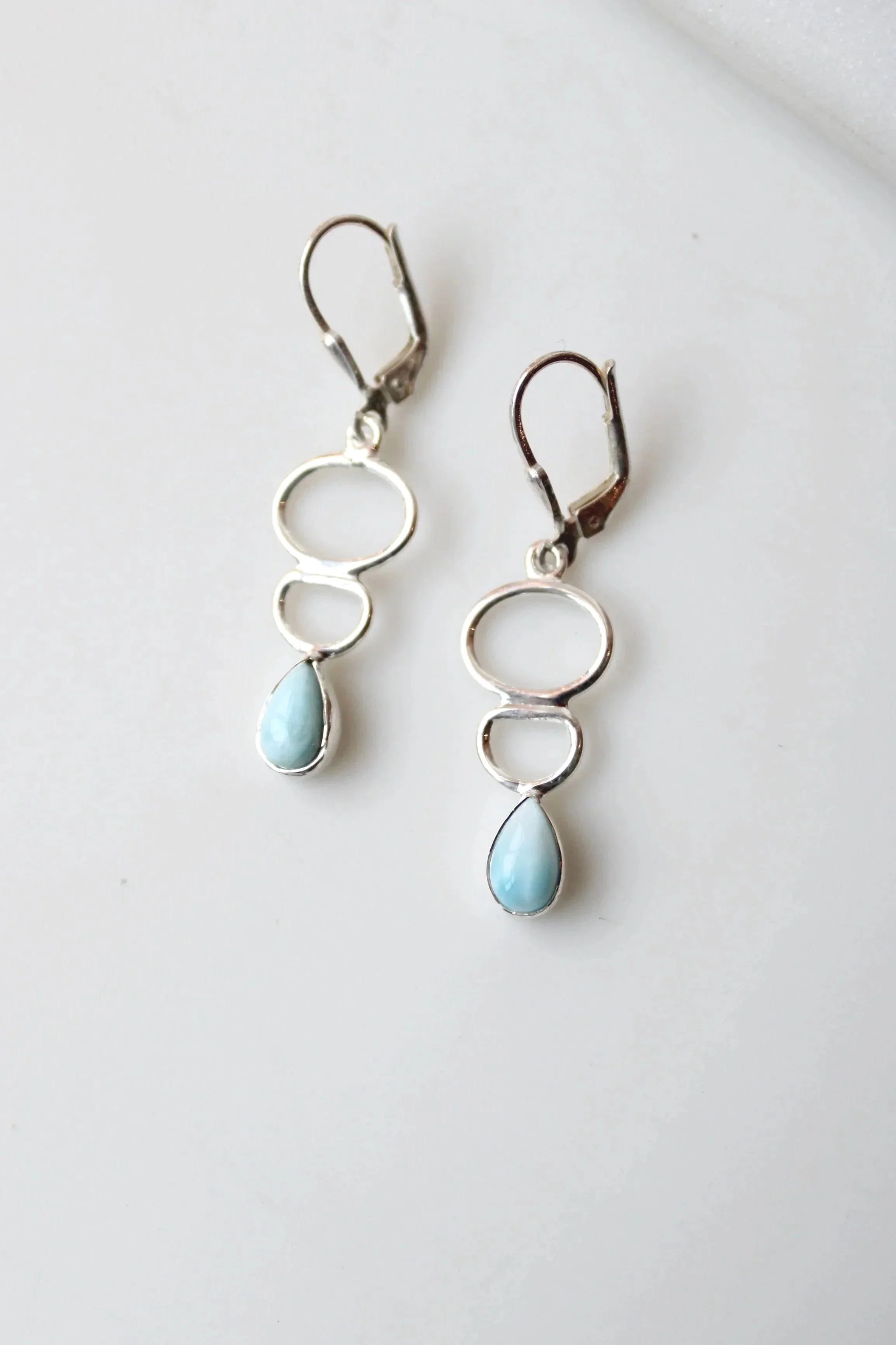 Elegant Sterling Silver Teardrop Earrings
