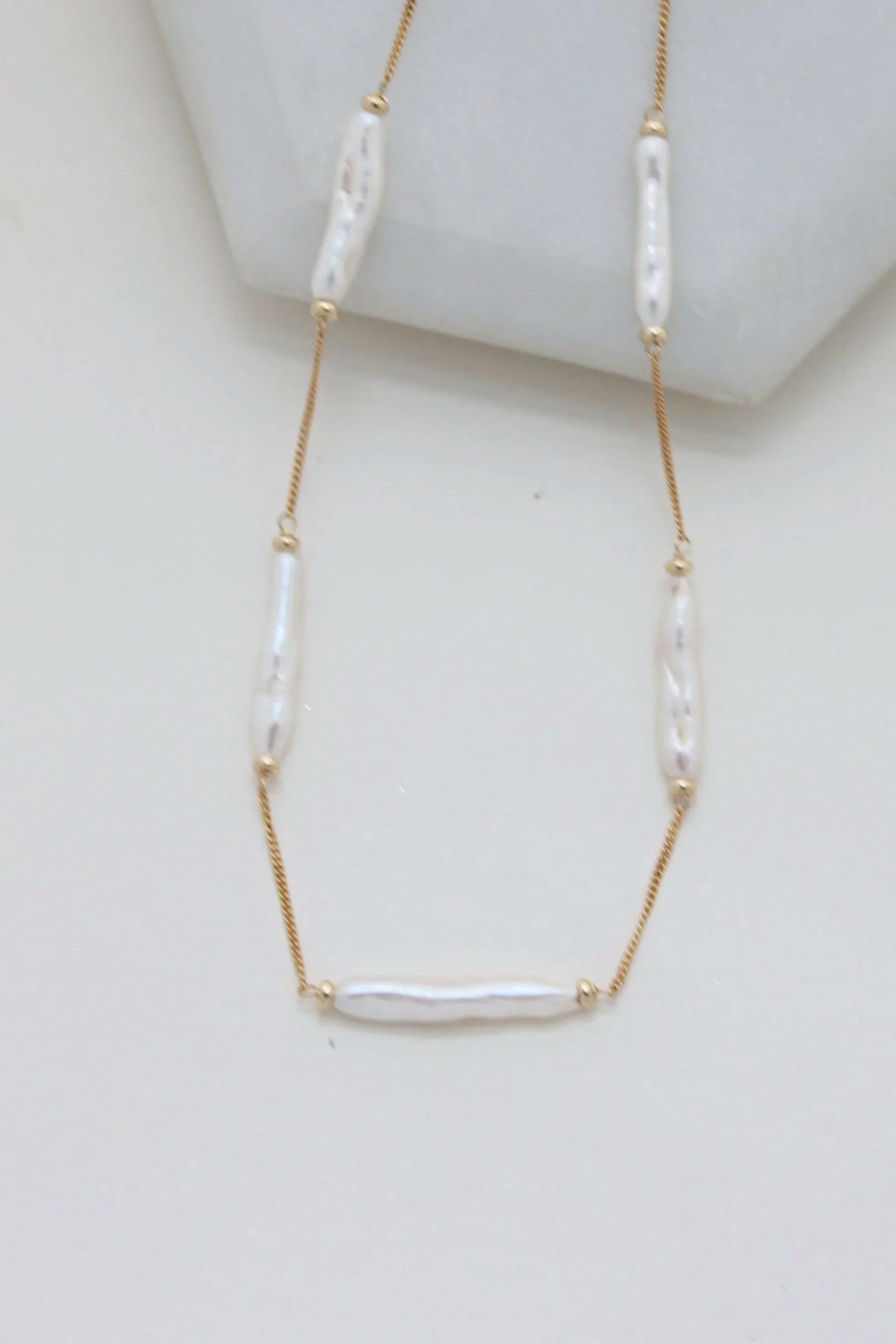 Mabel Chong Biwa Pearl Necklace