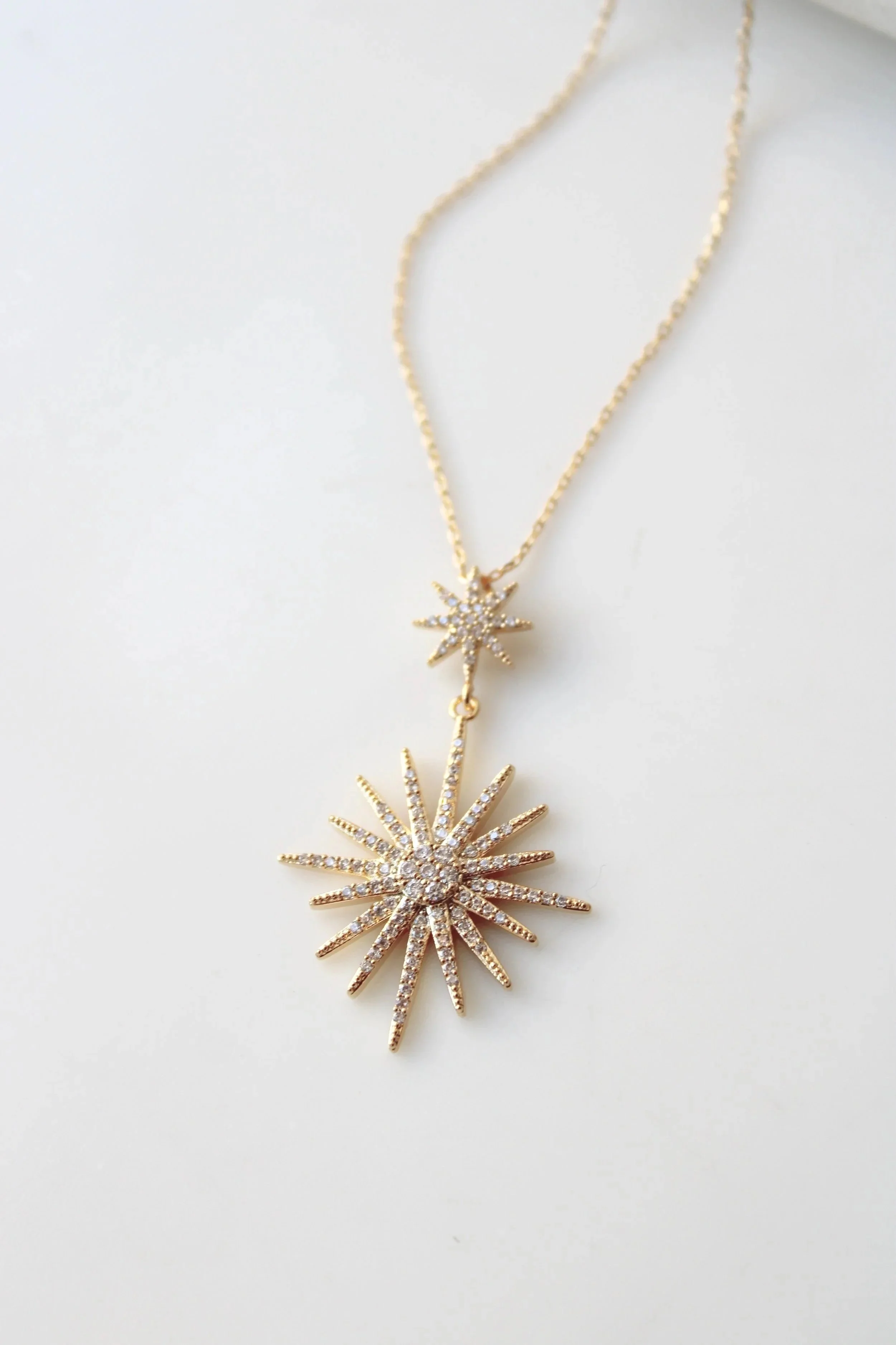 Theia Double Starburst Necklace