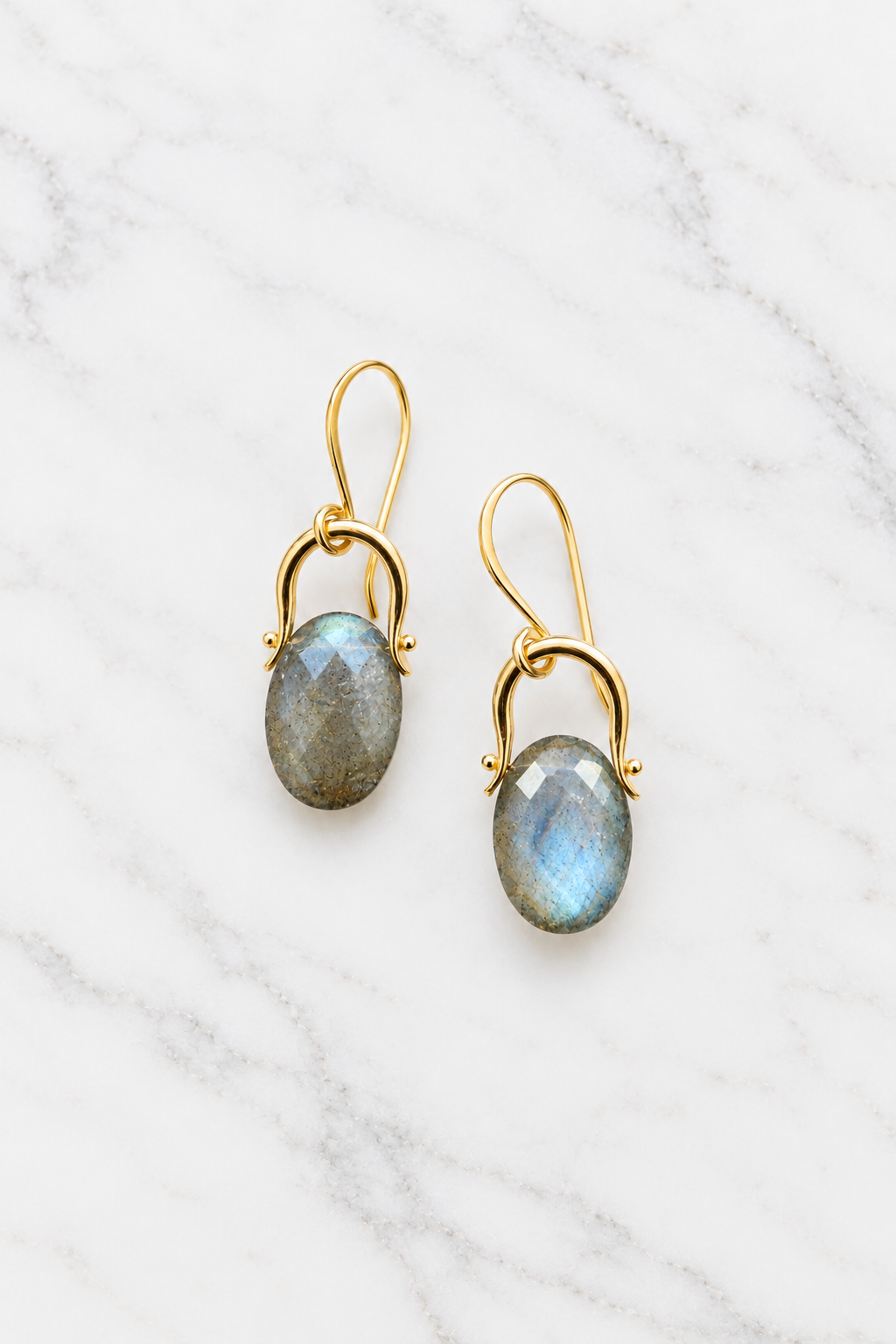 Lulu Designs Willow Earrings- Labradorite