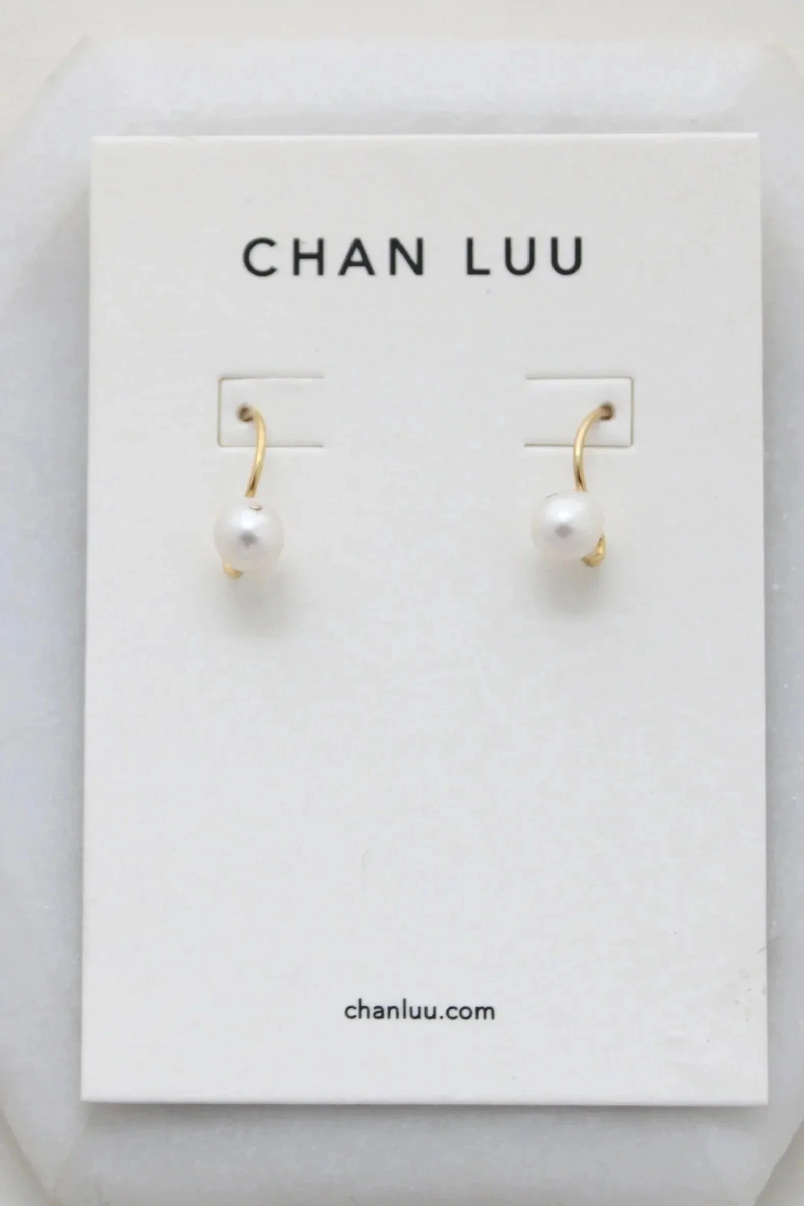Chan Luu Pearl Diem Mini Drop Earrings