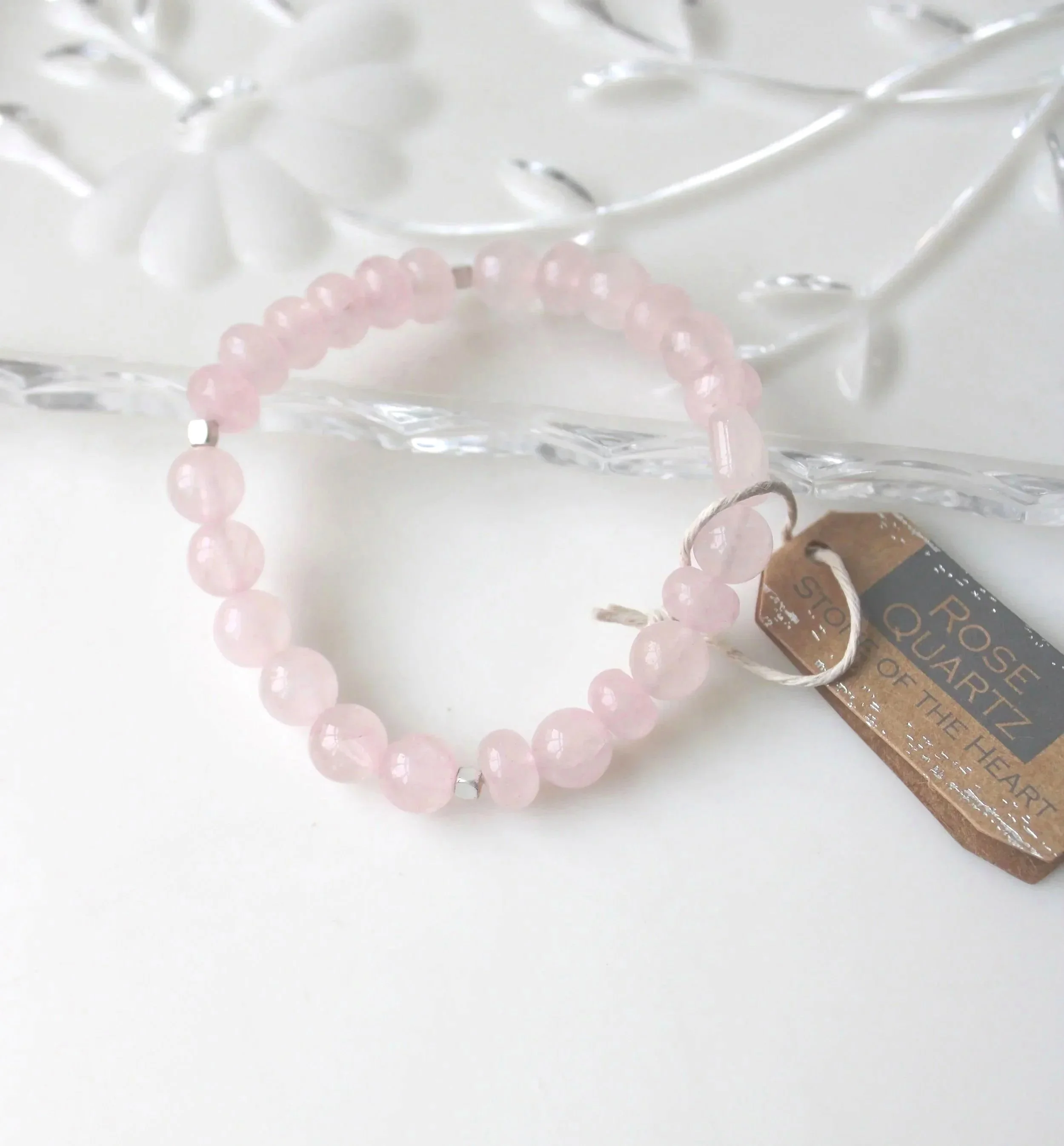 Scout Stone Stack Bracelet  Rose Quartz-Stone of the Heart