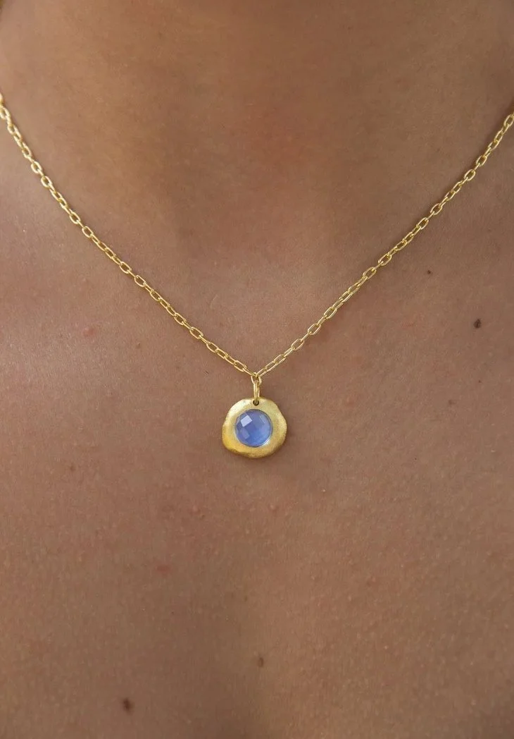 Marcia Moran Honey Necklace Tanzanite