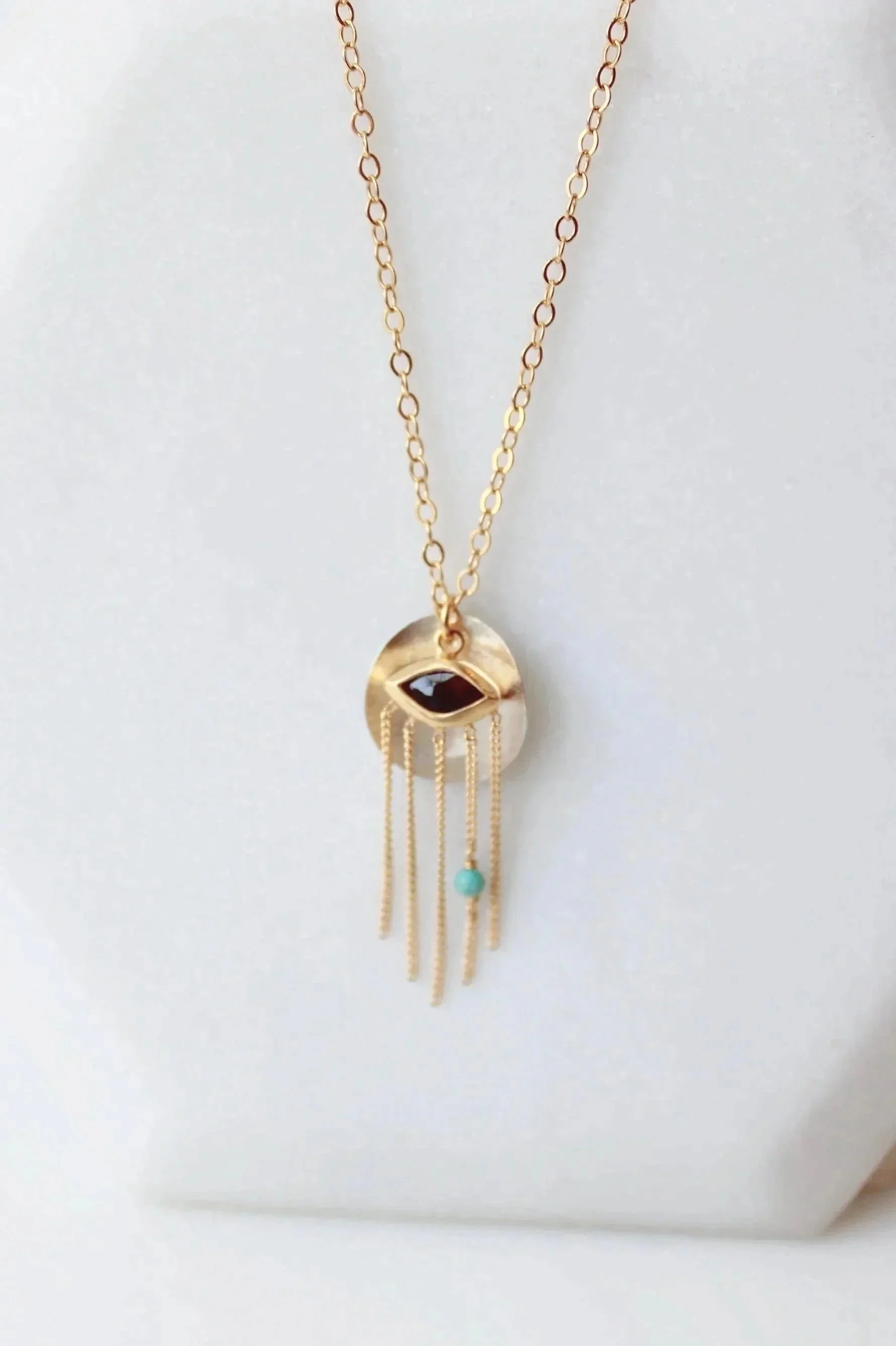Chan Luu Delicate Mixed Metal Talisman Necklace