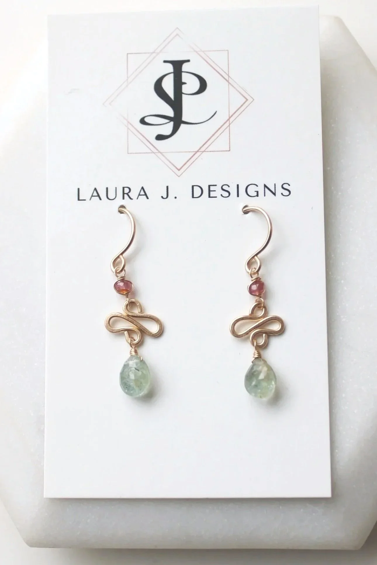Laura J Petite Serpent Enchantment Earrings