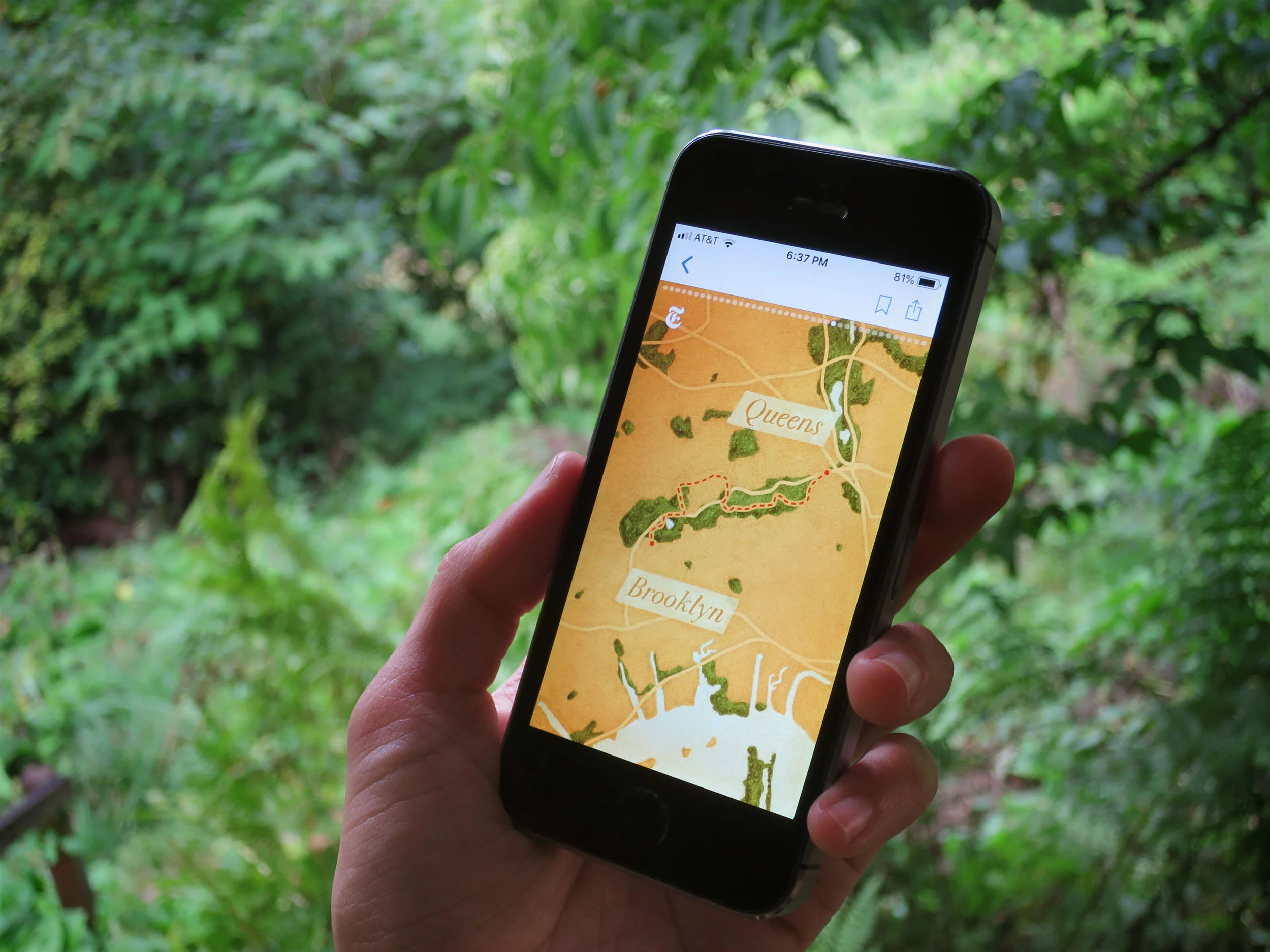 Maps designed for viewing on a range of mobile devices, including the tall and narrow iPhone X viewport