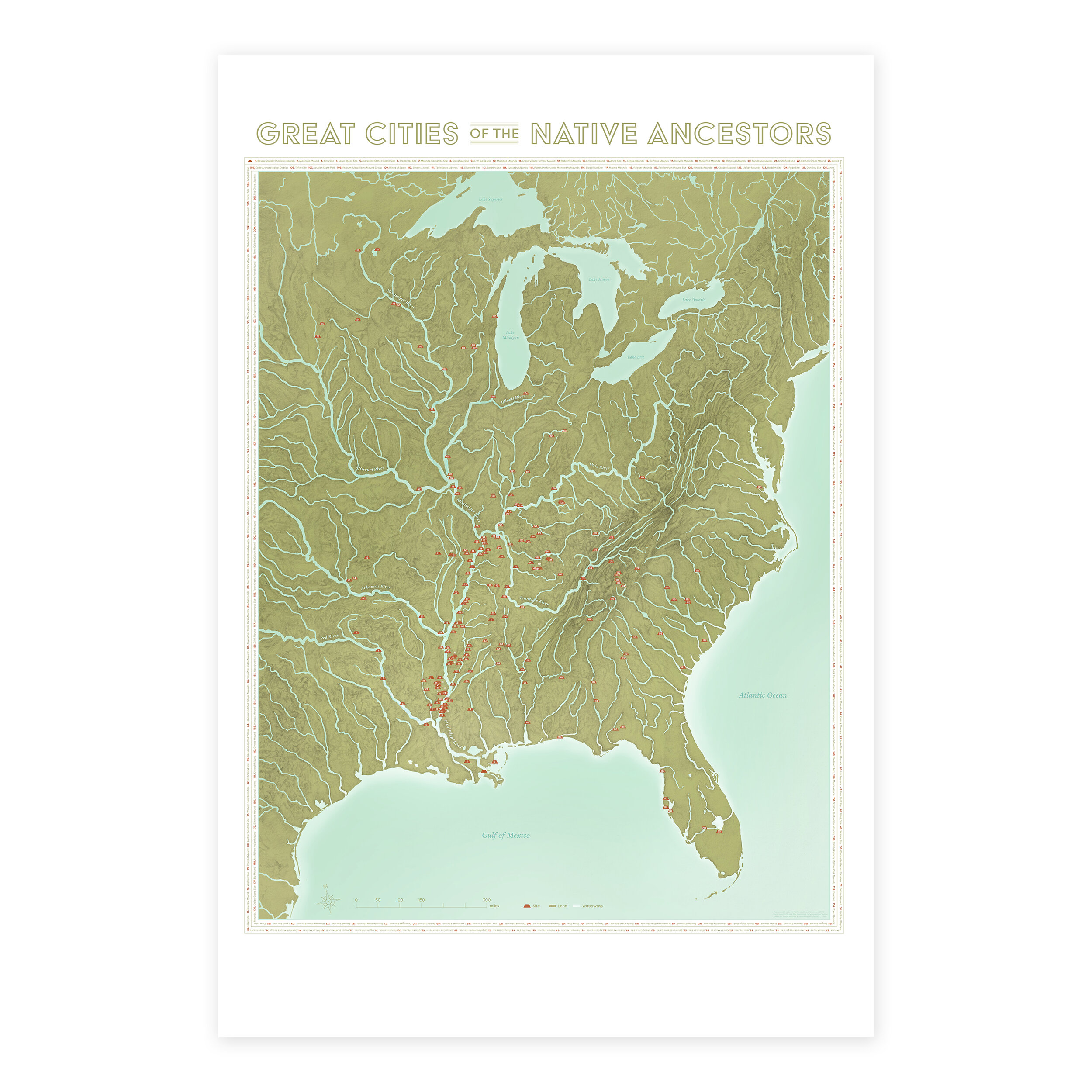 Great Cities - 24x36 Poster Print