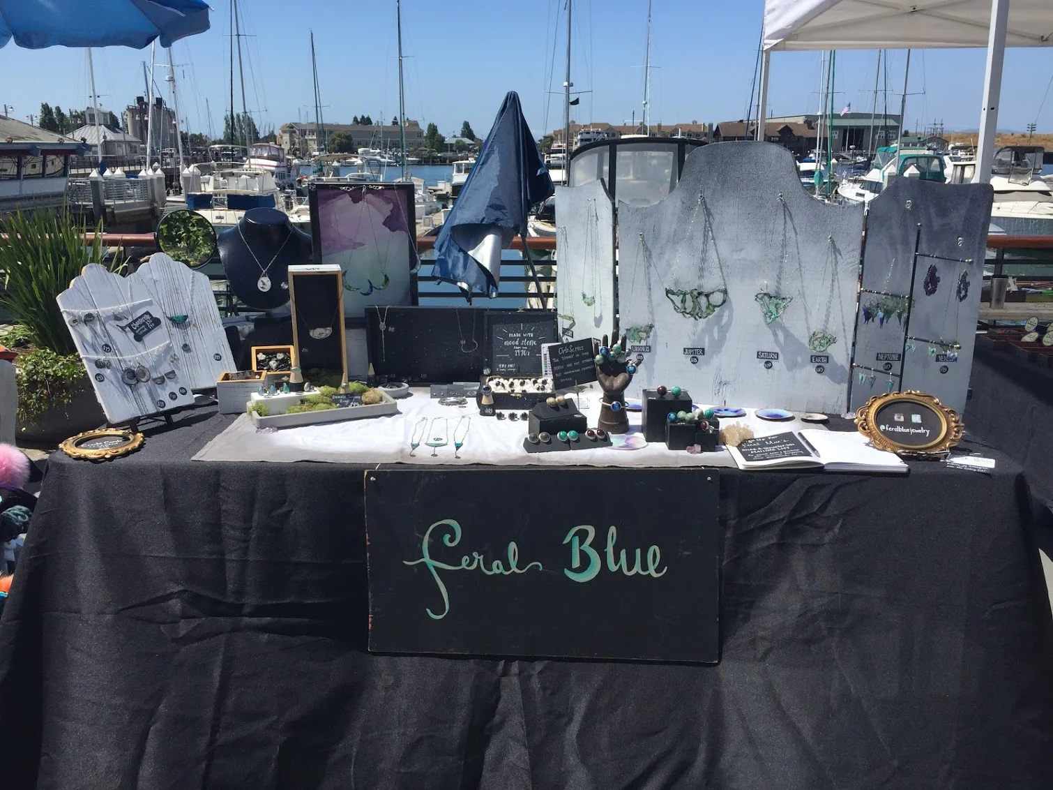 Feral Blue in Jack London Square, Oakland, CA