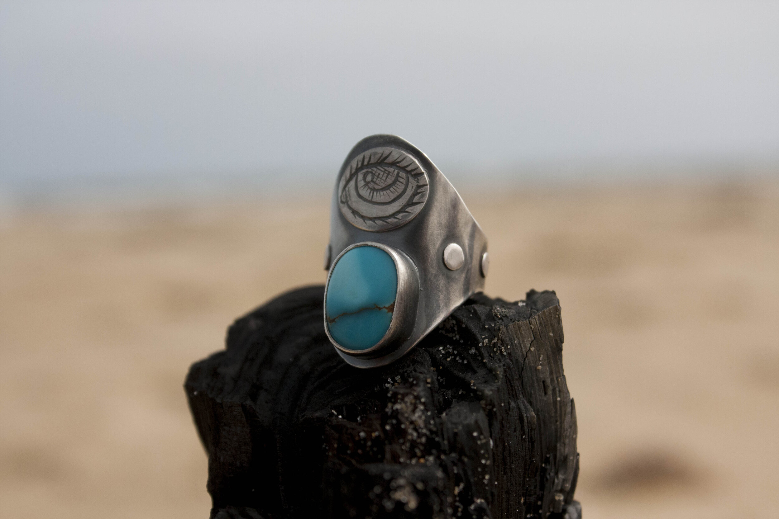 Feral Blue_Turquoise Eye Saddle Ring 01c.jpg