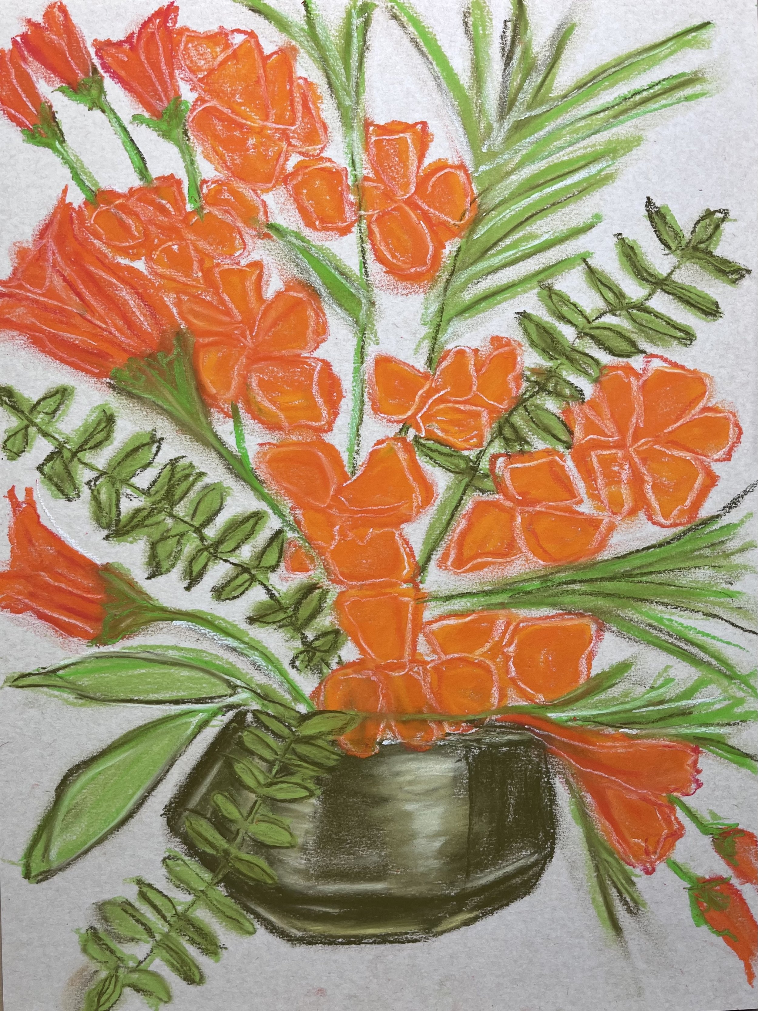 Experimental with dried plants (2021) botanic, watercolor, fine