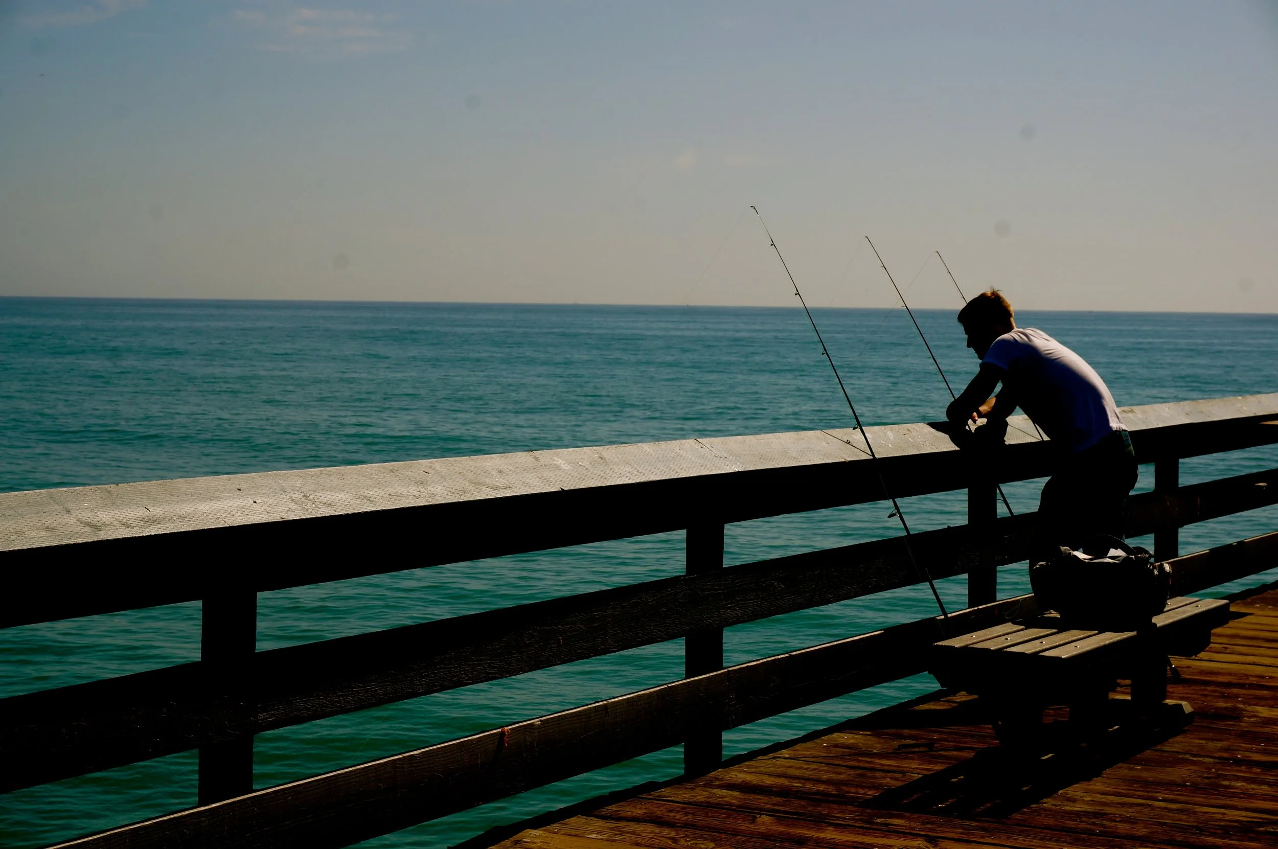 Watching the tide roll away