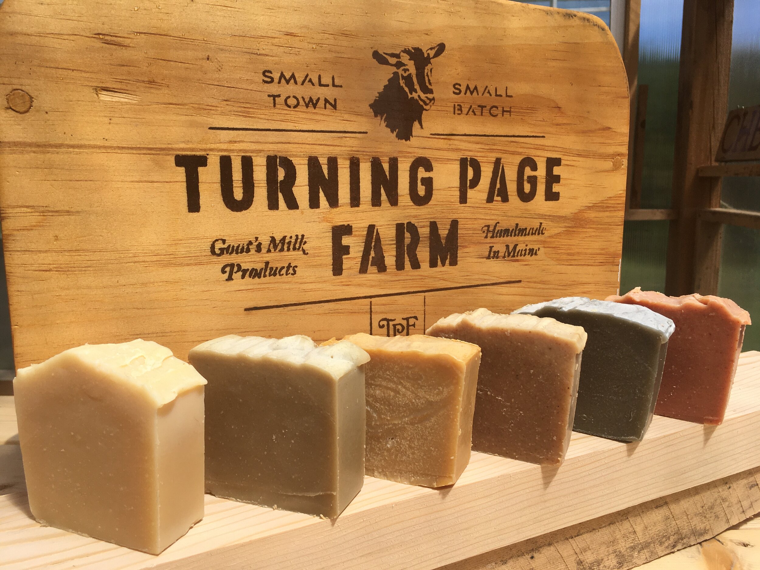 Goat Milk Soap-5 bars (mixed scents) — Turning Page Farm Brewery