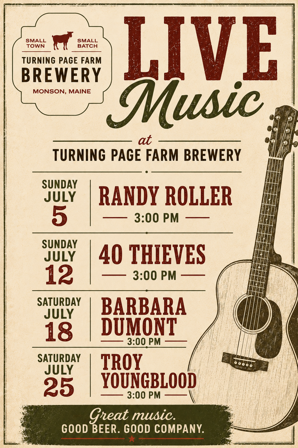 July- Live  Music